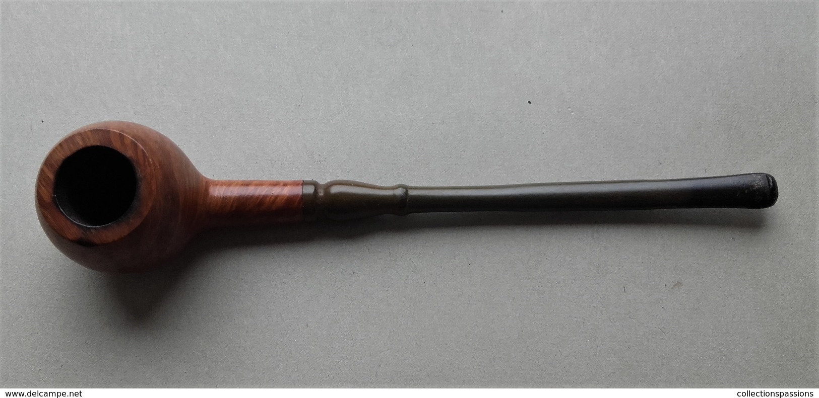 - Ancienne Pipe - Longue Et Fine - - Pipas En Madera De Brezo ( Bruyere)