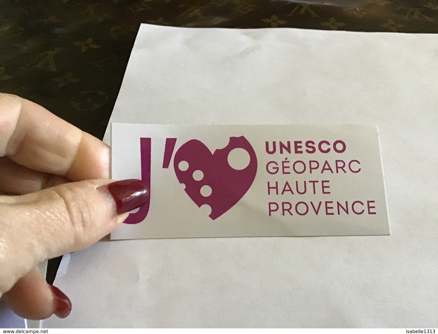 Autocollant J’aime L’Unesco Geoparc Haute Provence - Autocollants