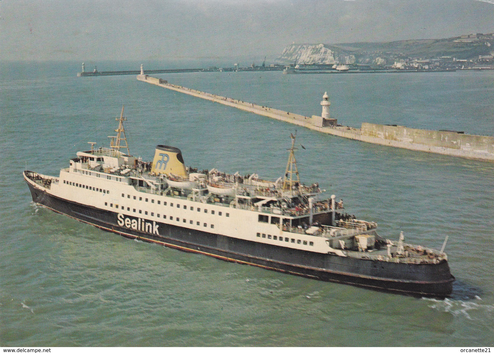 Oostende-Dover/folkestone  "Prinses Paola"  -  Lignes Maritimes Sealink - Oostende