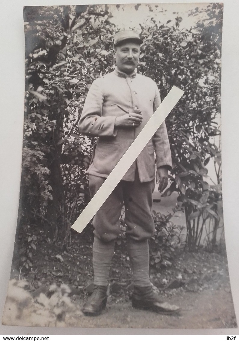 1915 Poilu 264 Eme Régiment D'infanterie OISE Tranchée Ww1 1914 Carte Photo - Guerre, Militaire