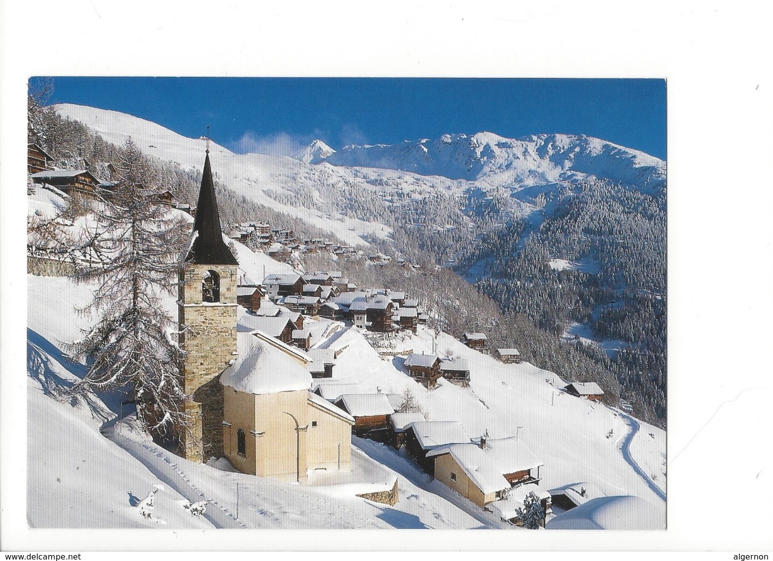 24490 - Val D'Anniviers Chandolin Eglise En Hiver (format 10X15) - Chandolin