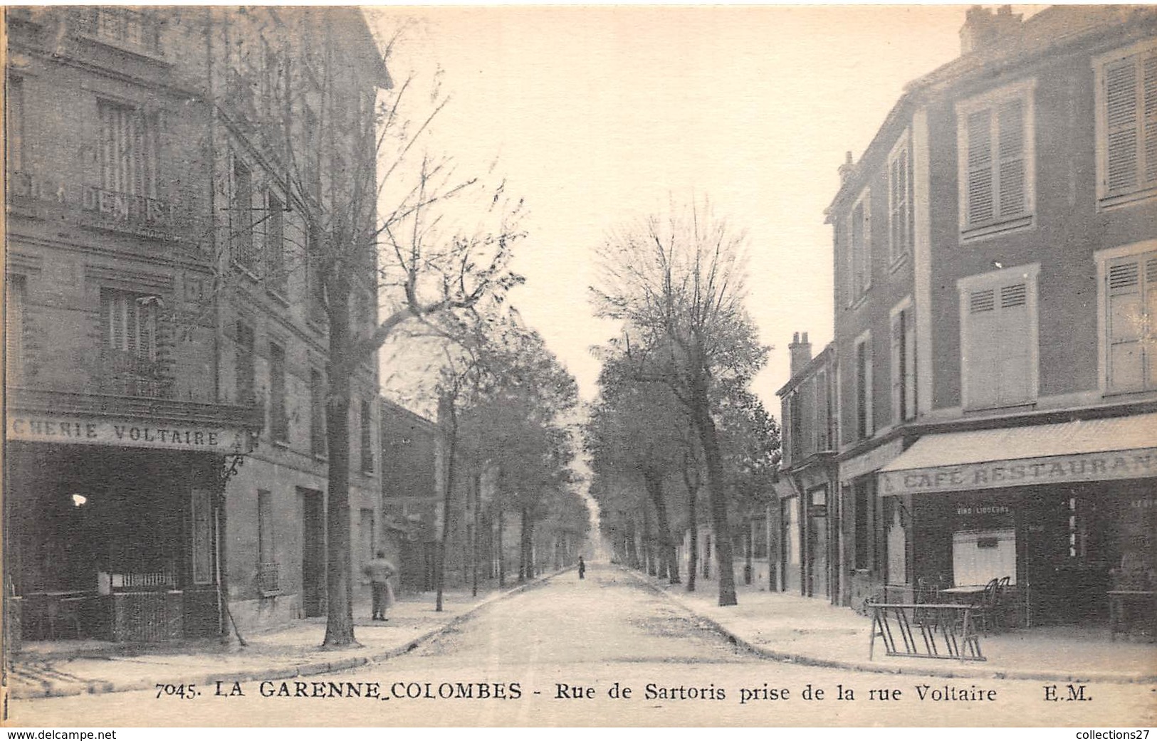 92-LA-GARENNE-COLOMBES- RUE DE SARTORIS PRISE DE LA RUE VOLTAIRE - La Garenne Colombes