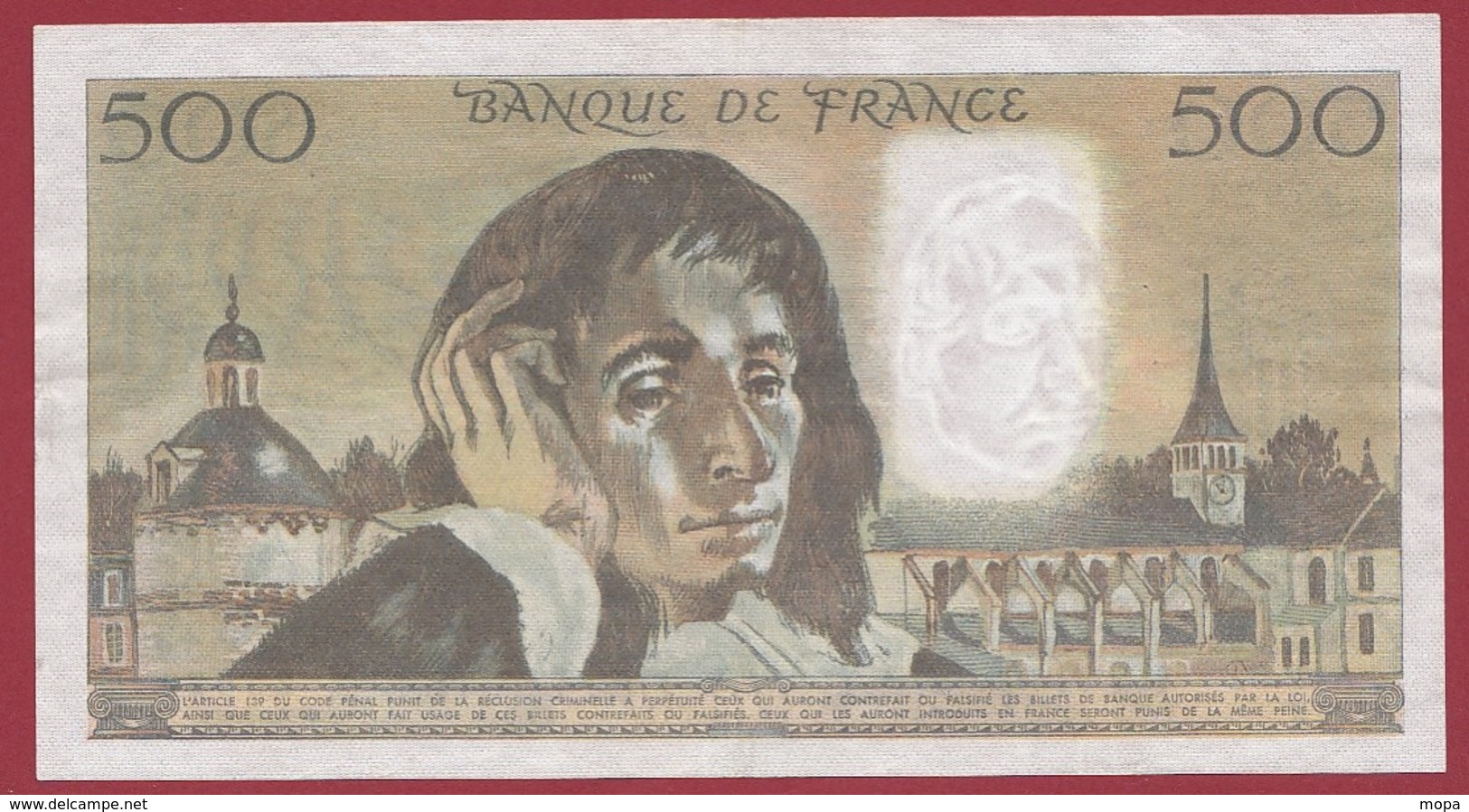 500 Francs"Pascal" Du 06/11/1975.C.----TTB+---ALPH.P.52 - 500 F 1968-1993 ''Pascal''