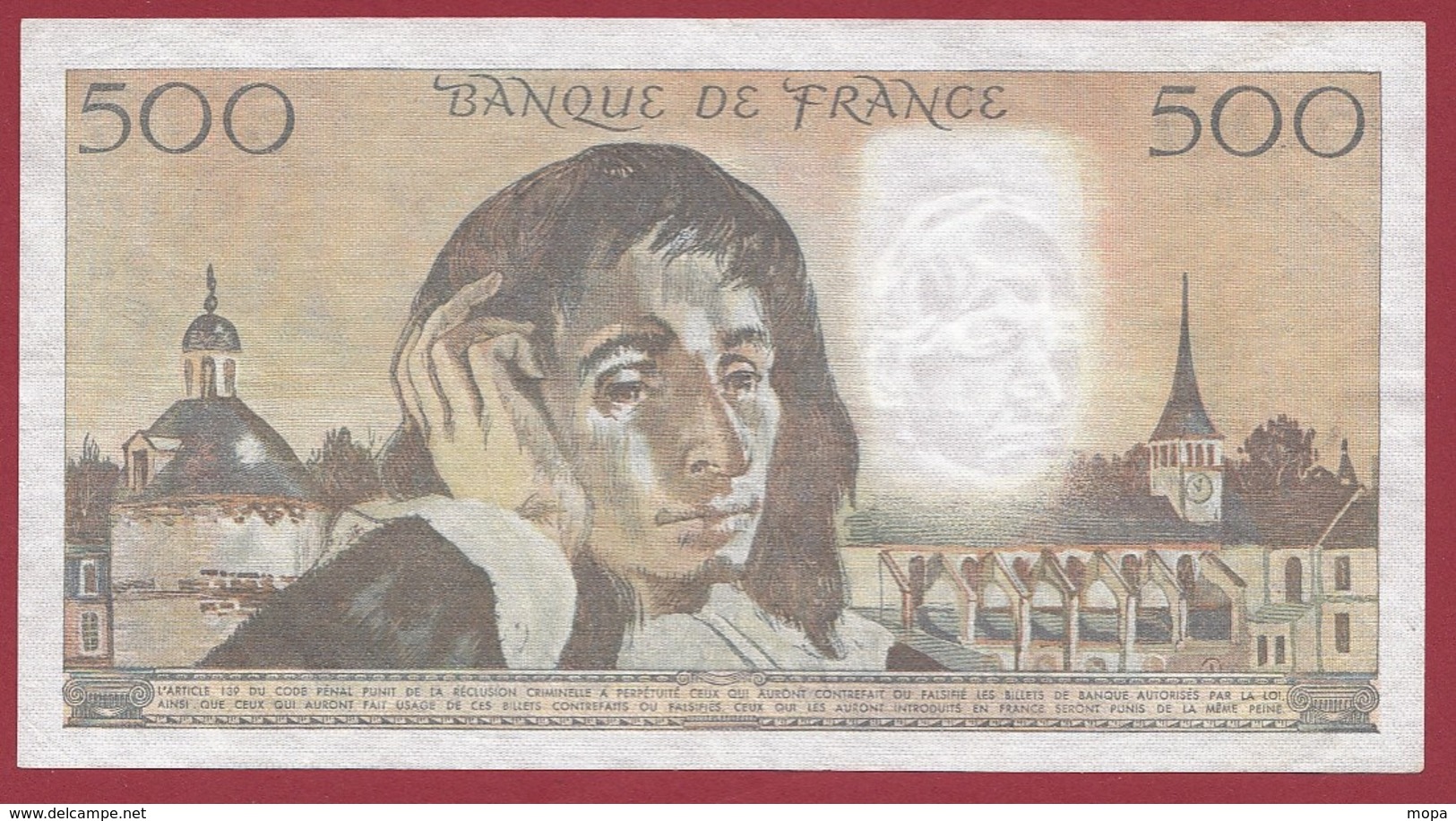 500 Francs"Pascal" Du 06/01/1983.C.----TTB+---ALPH.G.169 - 500 F 1968-1993 ''Pascal''