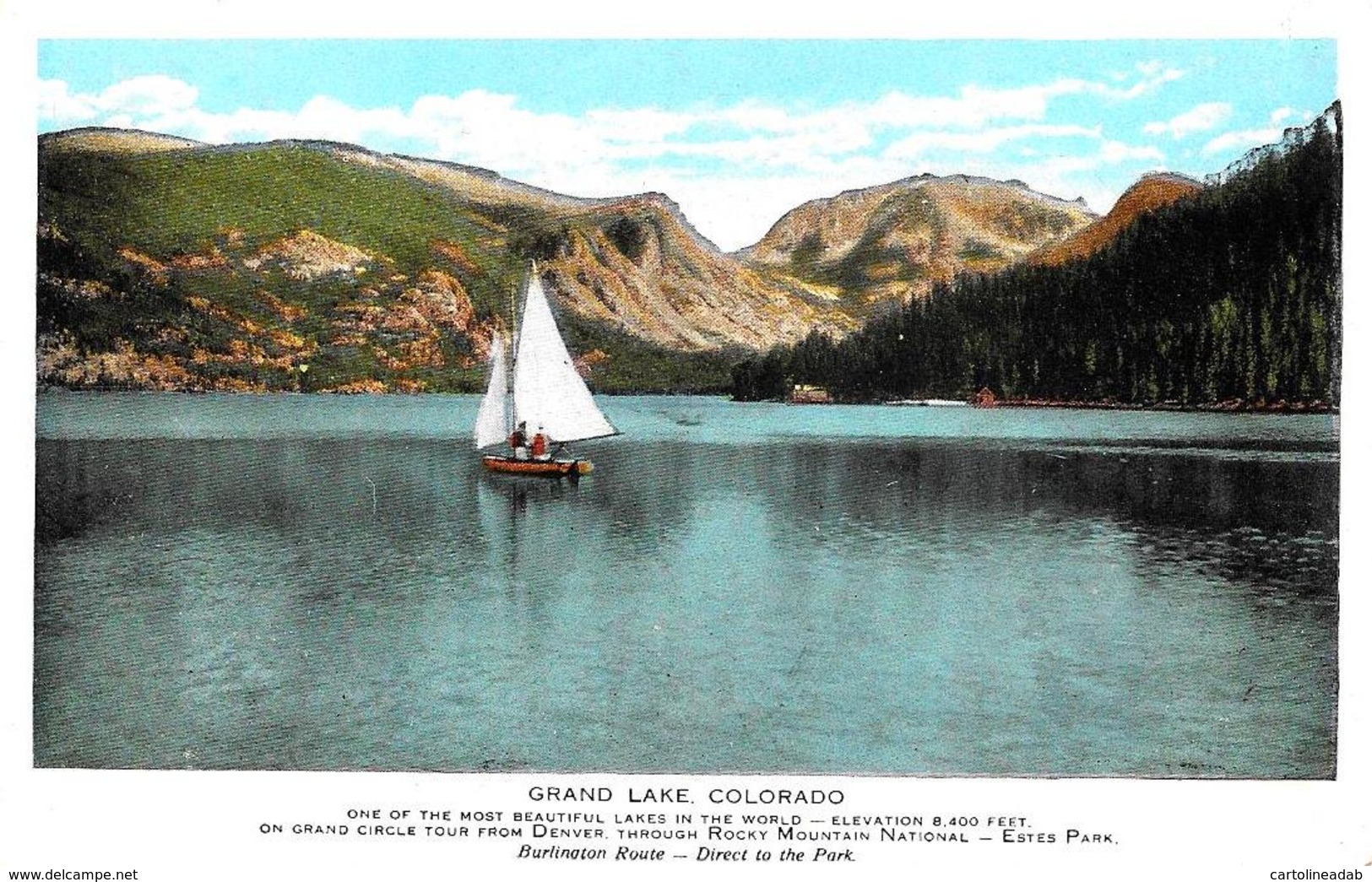 [DC12062] CPA - UNITED STATES - COLORADO - DENVER - GRAN LAKE COLORADO - PERFETTA - Non Viaggiata - Denver