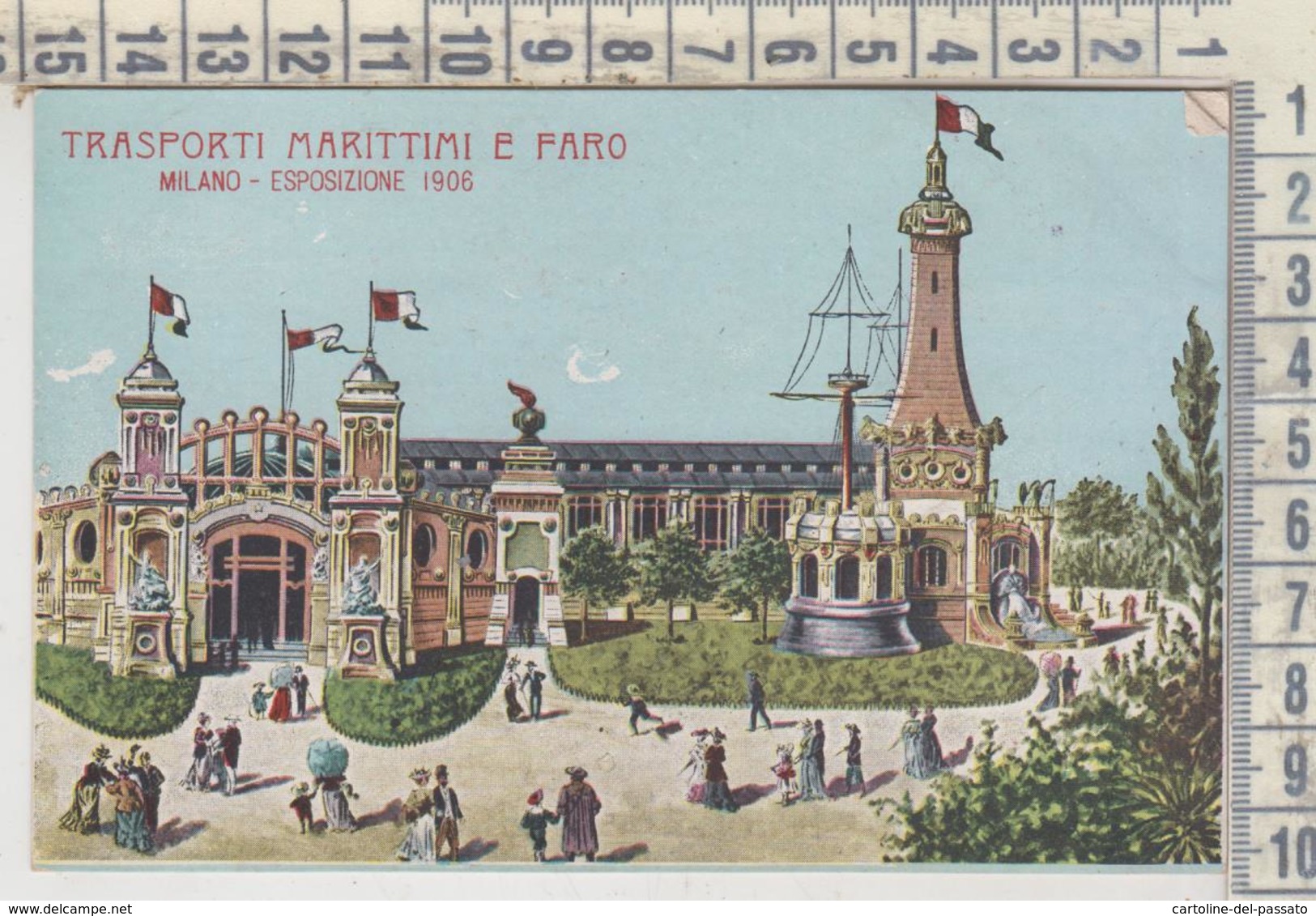 MILANO ESPOSIZIONE INTERNAZIONALE TRASPORTI MARITTIMI E FARO  1906 - Milano (Milan)