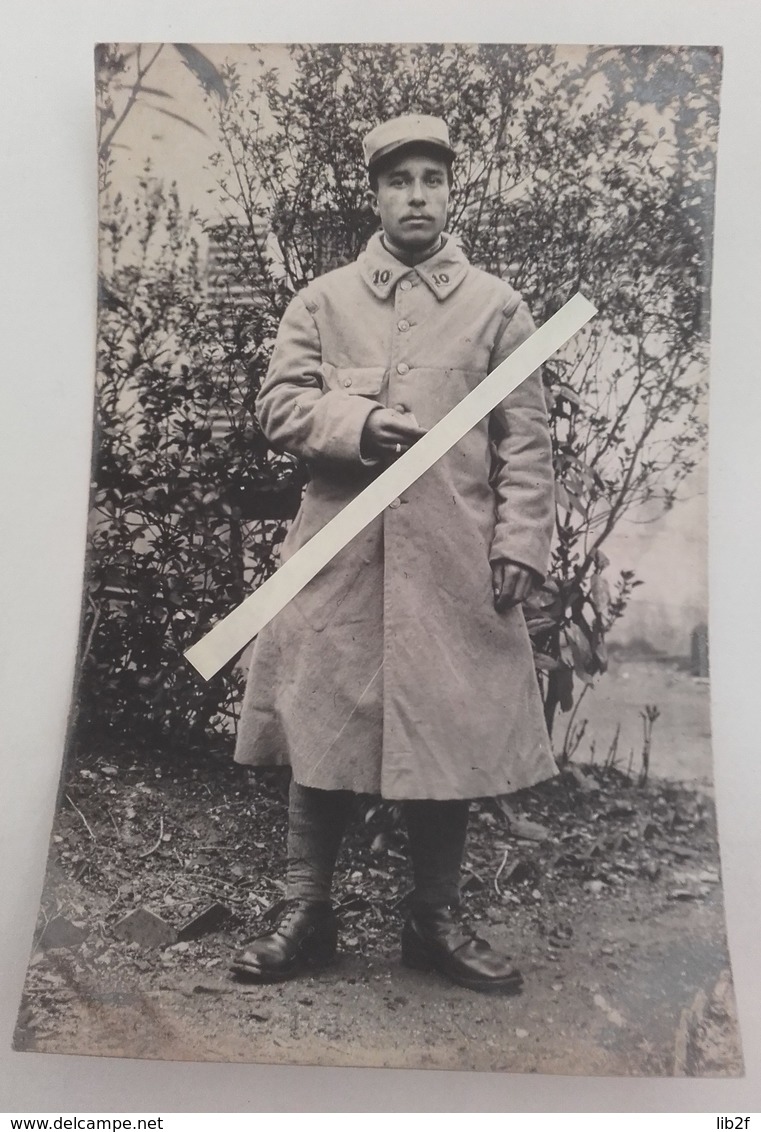 1915 Meuse Woevre Champagne 10 Eme Régiment D'infanterie Capote Poiret Poilu Tranchée Ww1 1914 Carte Photo - Guerre, Militaire