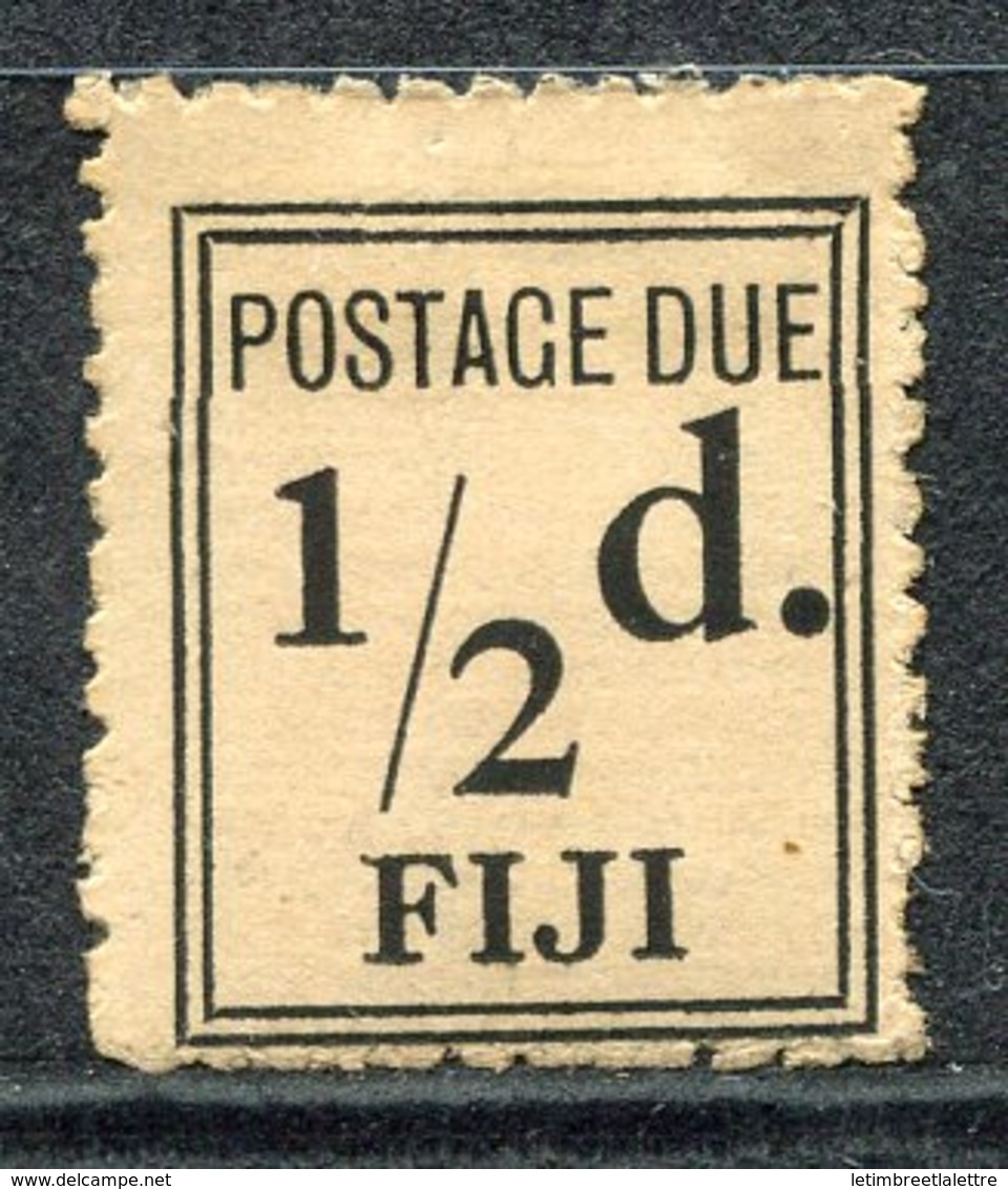 ⭐ Fidji - Taxe - N° 1 * - Neuf Avec Charnière - Signé - RARE ⭐ - Fiji (...-1970)