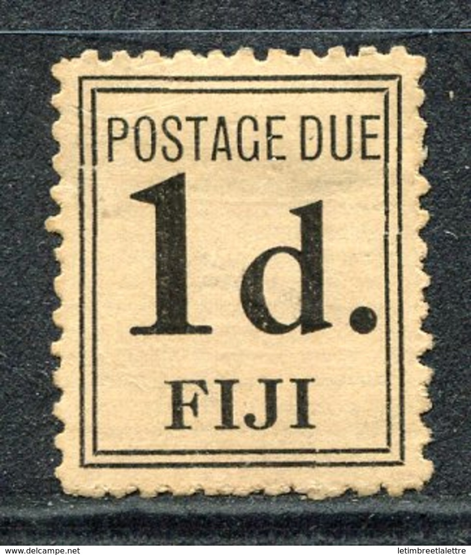 Fidji - Taxe - N° 2 * - Neuf Avec Charnière - Signé - RARE - Fiji (...-1970)