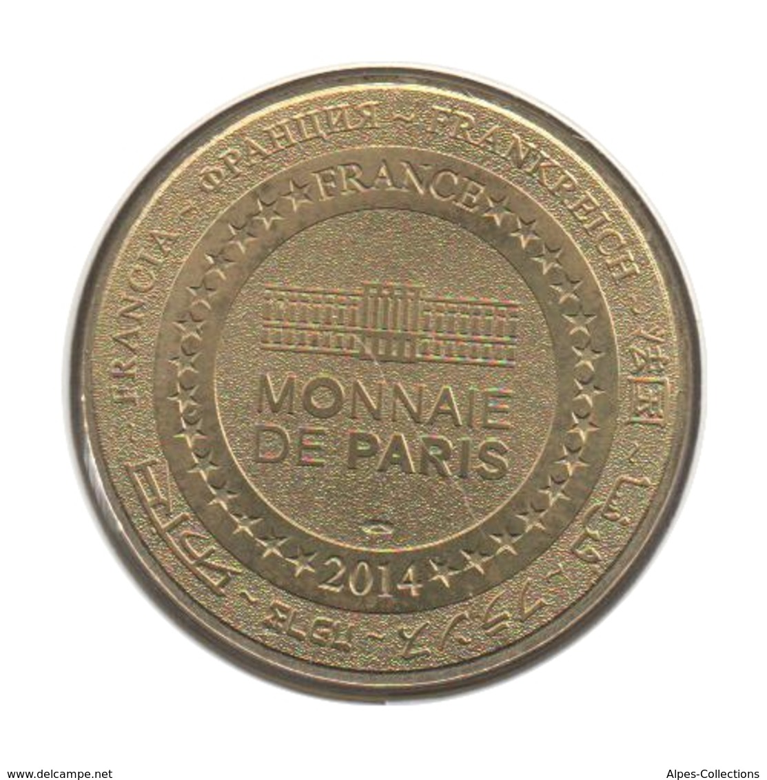 63041 - MEDAILLE TOURISTIQUE MONNAIE DE PARIS 63 - Panoramique Des Dômes - 2014 - 2014