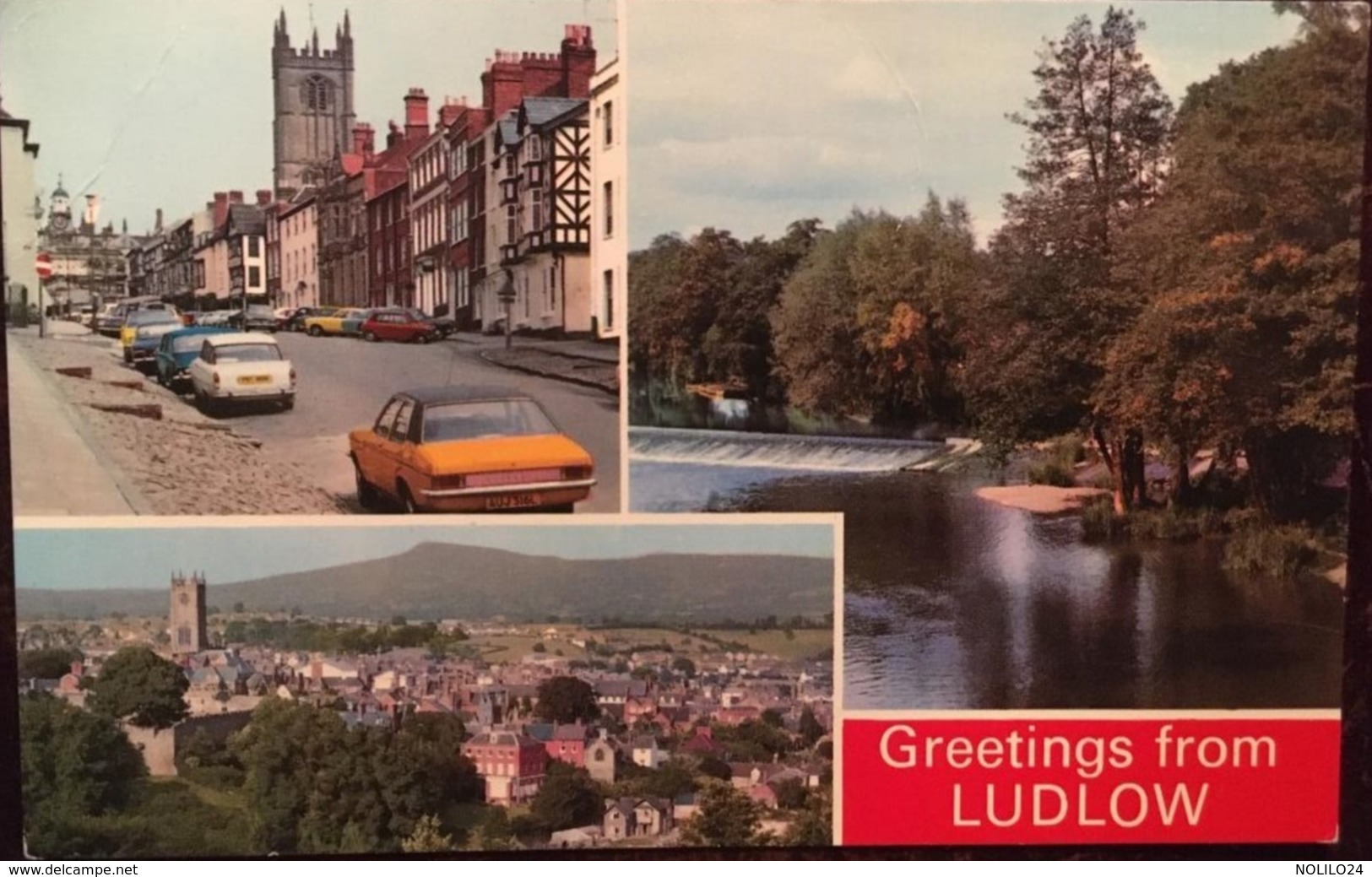 CPSM,  Greetings From Ludlow , Unused, éd Dennis, ENGLAND - Shropshire