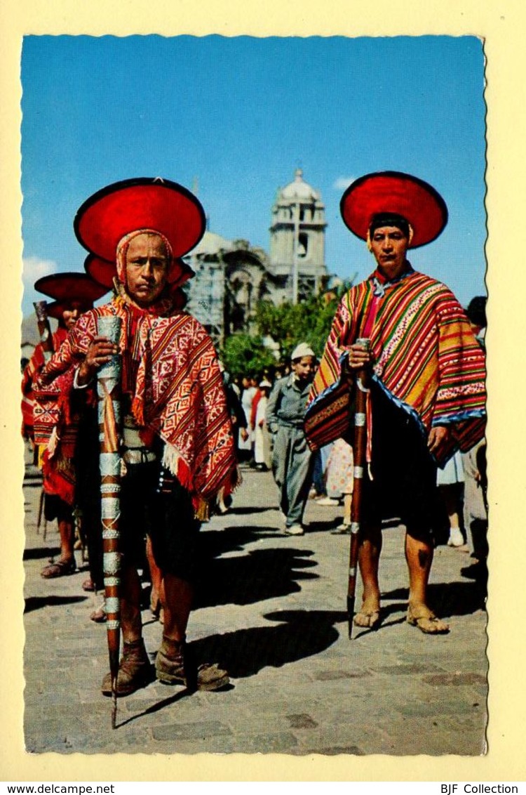 Pérou : Cuzco – Mayors Of Pisac On The Intiraimi Festival (animée) CPSM (voir Scan Recto/verso) - Pérou