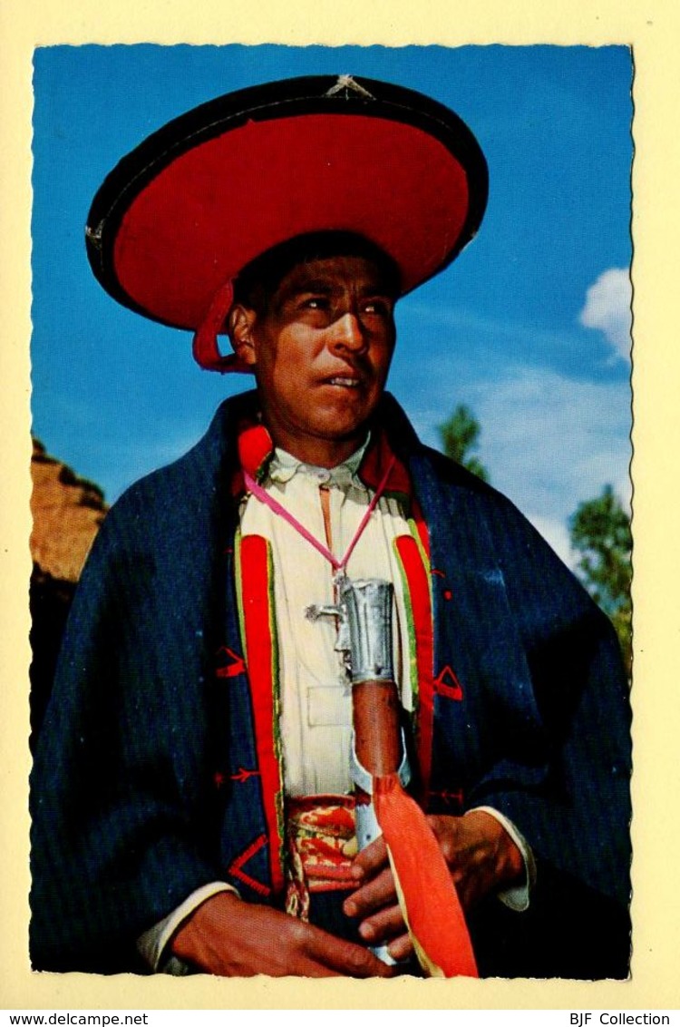 Pérou : Pisac – Indian Mayor In Sunday's Dress (animée) CPSM (voir Scan Recto/verso) - Pérou