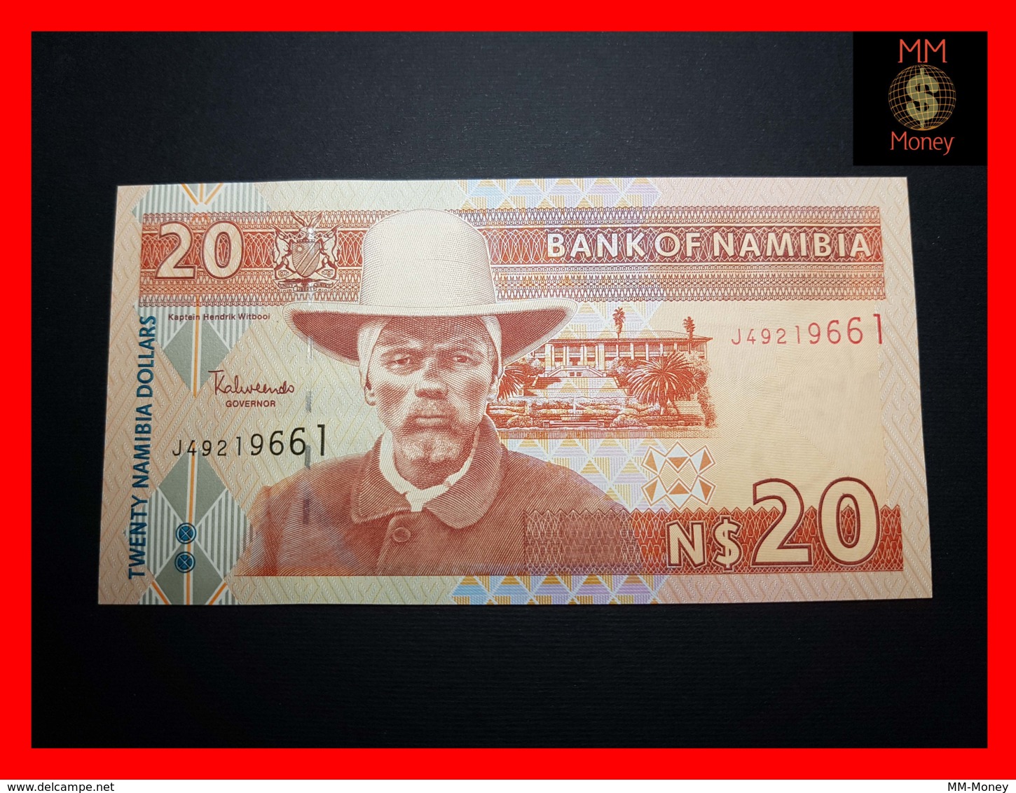 NAMIBIA 20 $ 2006 P. 6 Serial J 8 Digits  FCO - Namibia