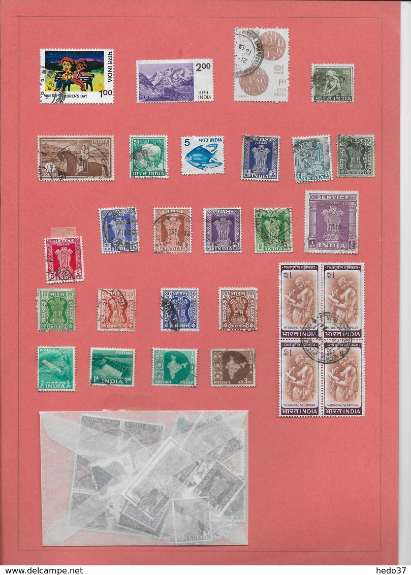 Inde - Collection Vendue Page Par Page - B/TB - Collections, Lots & Series