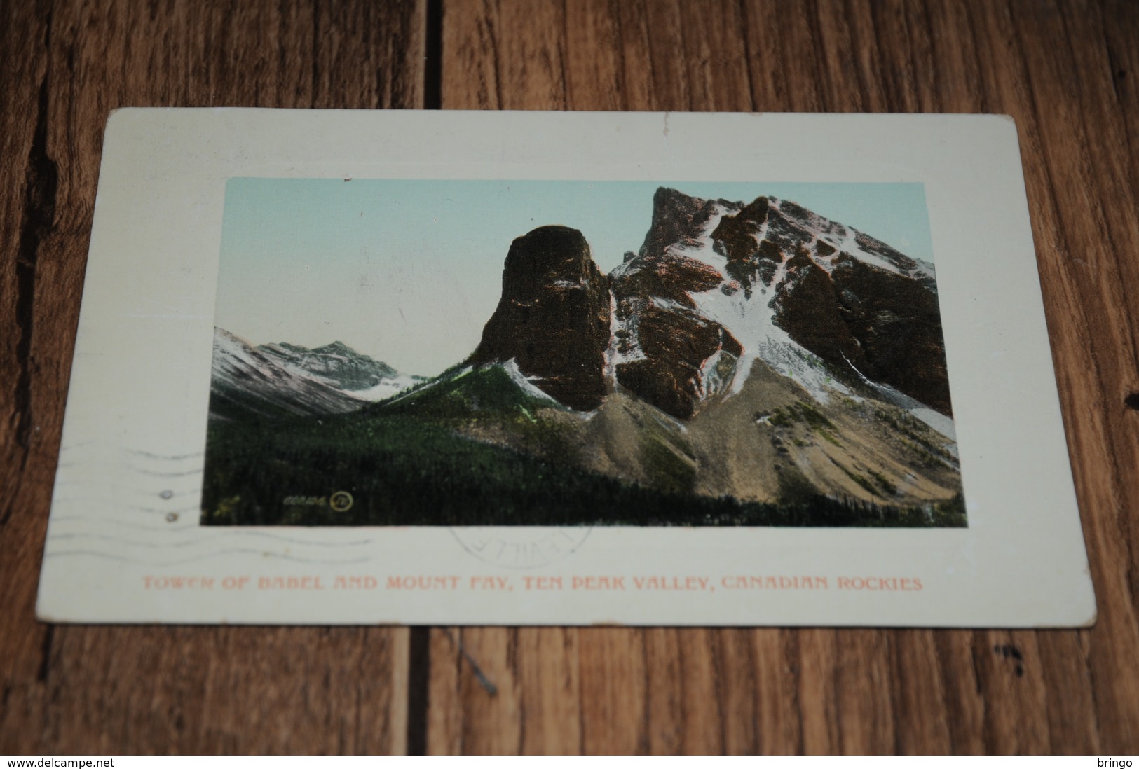 3652-              CANADA, ALBERTA, TEN PEAK VALLEY, TOWER OF BABEL AND MOUNT FAY - Banff