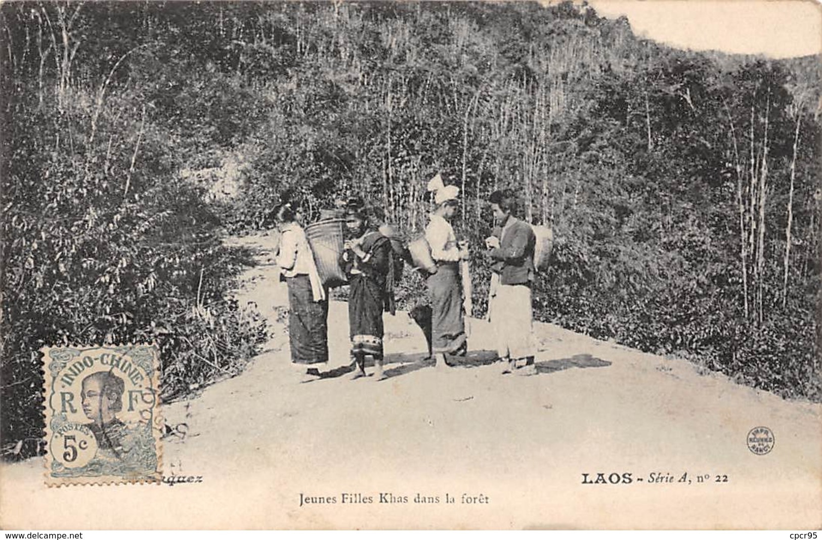 Laos - N°65760 - Jeunes Filles Khas Dans La Forêt - Laos