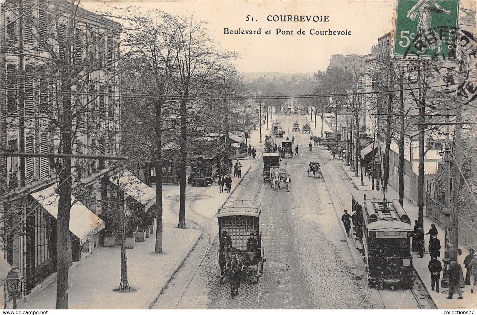 92-COURBEVOIE- BLD ET PONT DE COURBEVOIE - Courbevoie