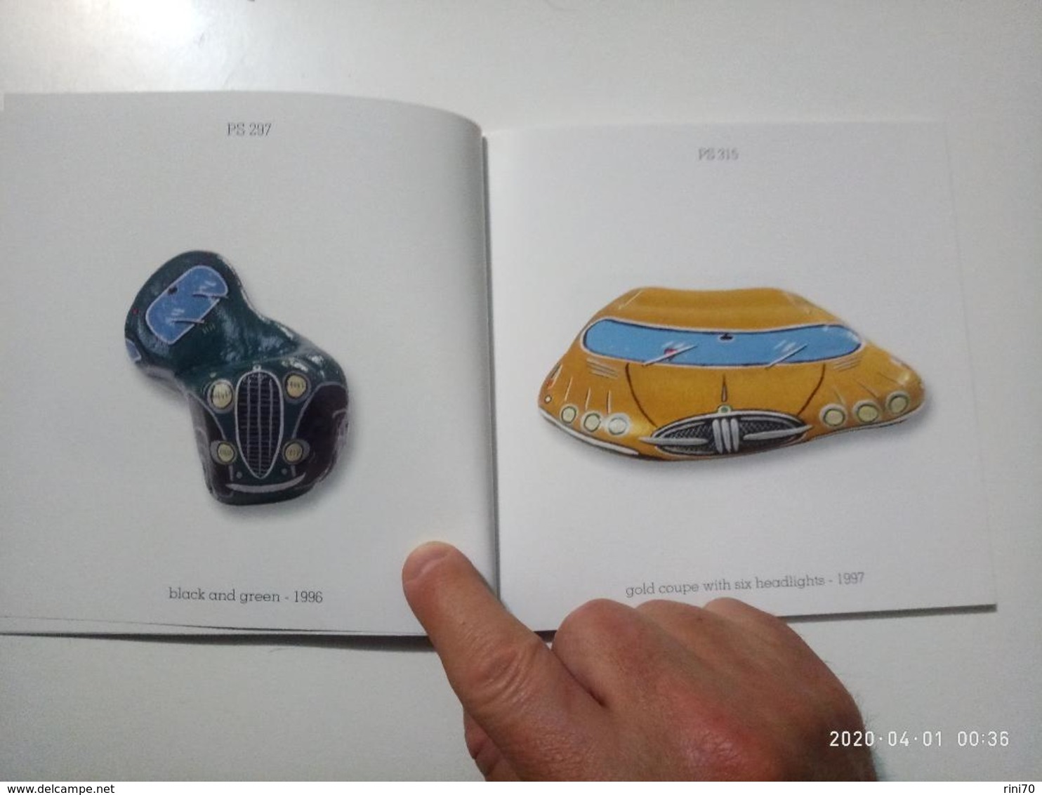 Libro THE STONE CARS Raccolta 1996 Paolo Del Bianco 15x15 30 Pagine Circa E 3 Cartoline NV - Other & Unclassified