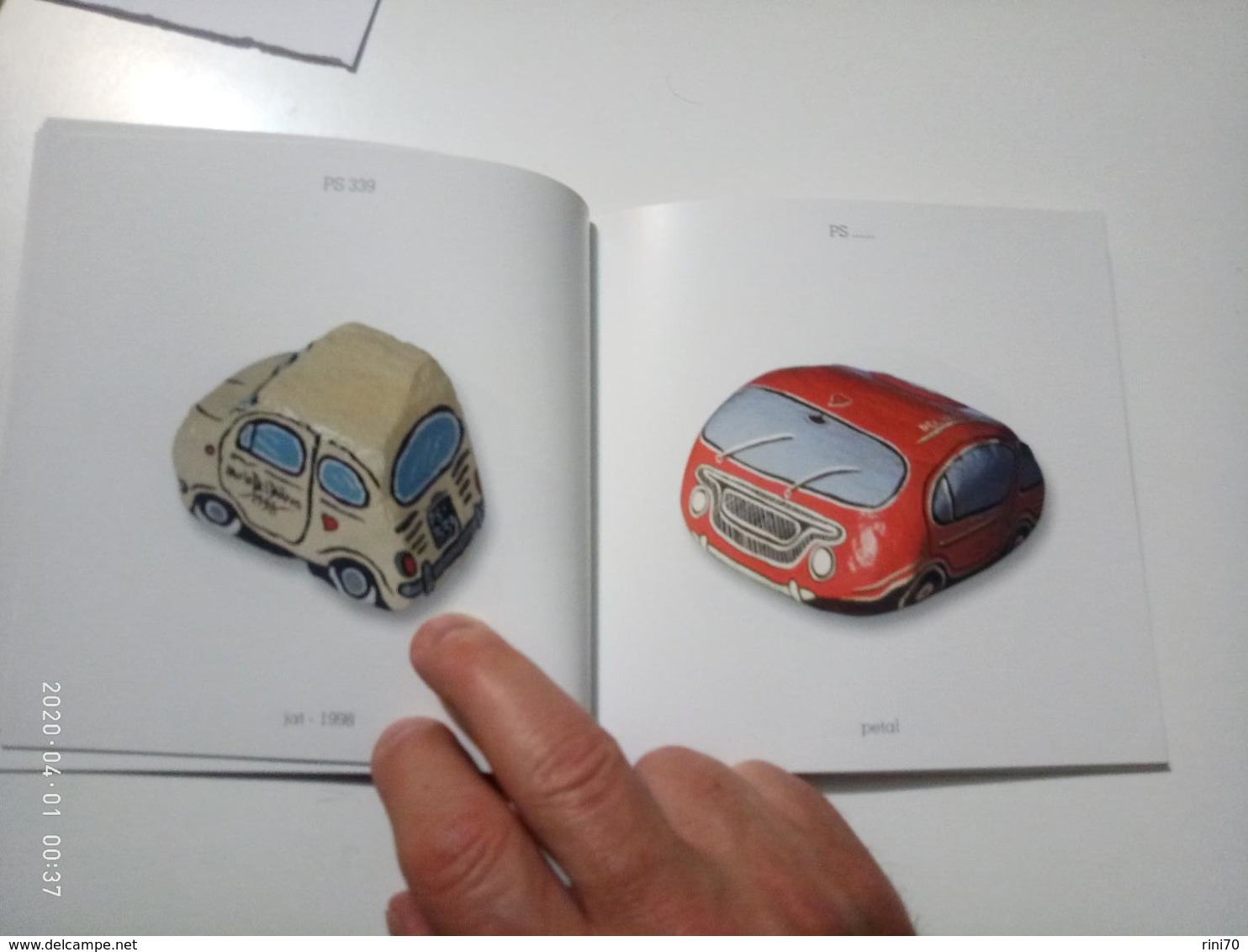 Libro THE STONE CARS Raccolta 1996 Paolo Del Bianco 15x15 30 Pagine Circa E 3 Cartoline NV - Altri & Non Classificati