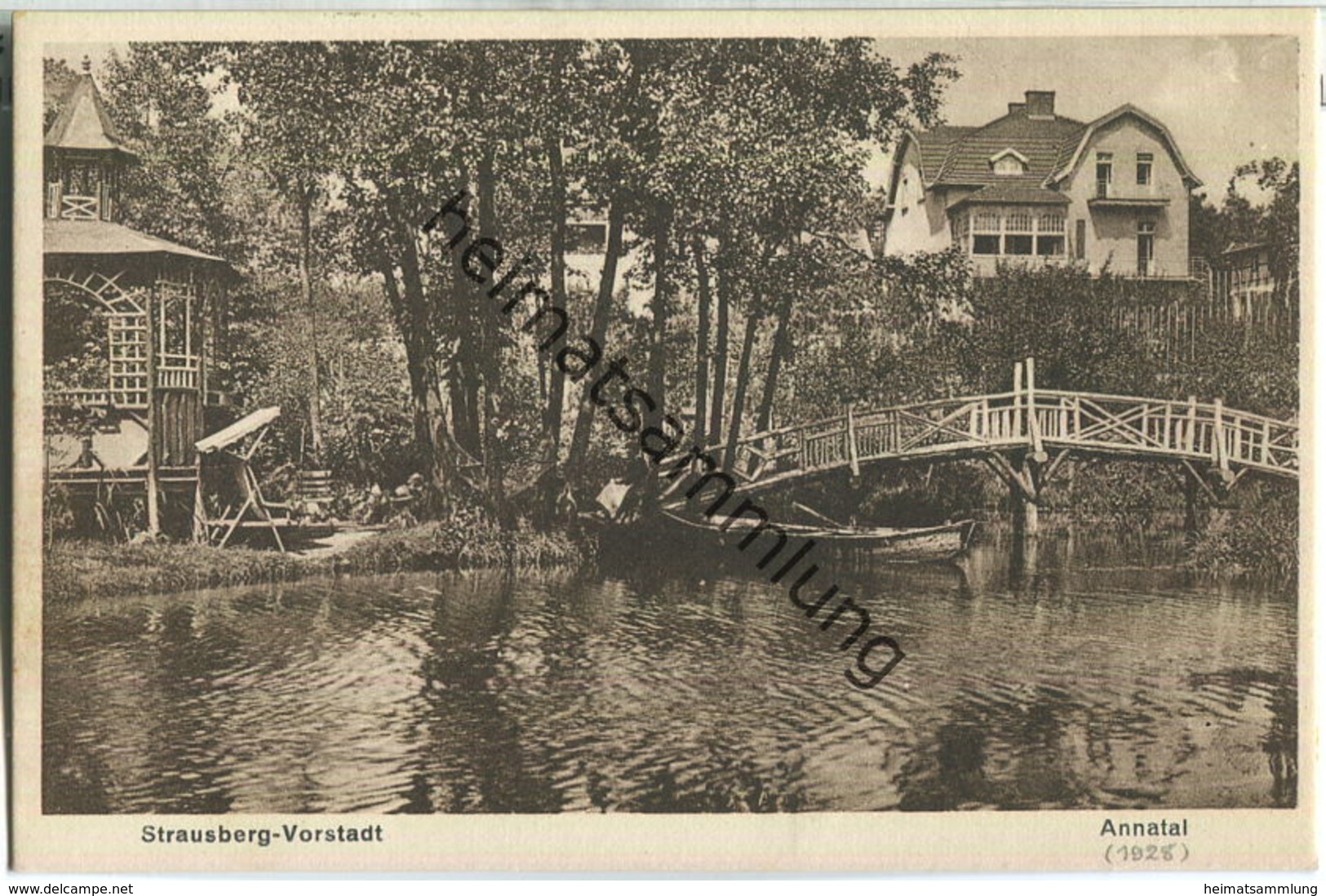 Strausberg-Vorstadt - Annatal - Verlag W. Meyerheim Berlin 1928 - Strausberg