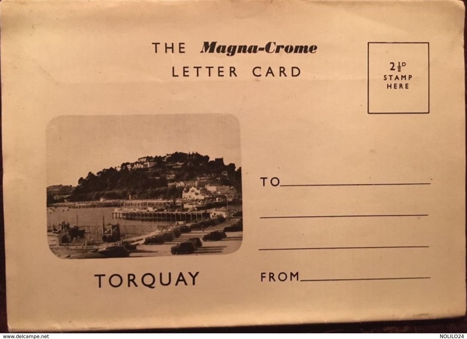 THE Magna-Crome LETTER CARD, TORQUAY, 6 Views, éd Jarrold,unused, ENGLAND - Torquay