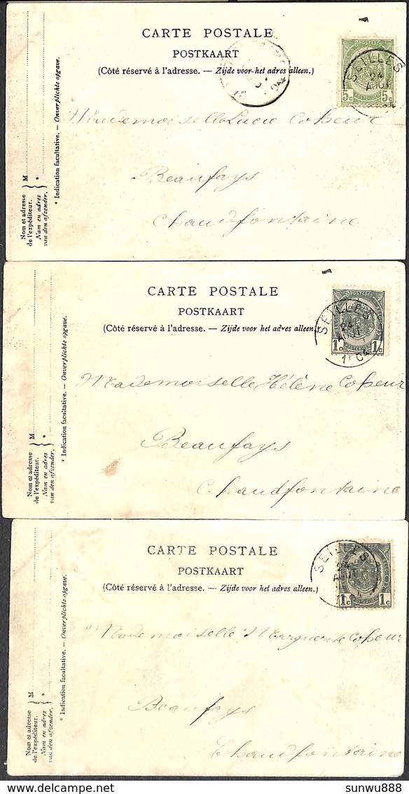 Pensionnat De Malonne - Lot 3 Cartes  (animée, Petit Prix Fixe) - Namur