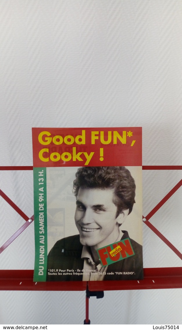 Publicité De Presse De 1985 Fun Radio Good Fun Cooky - Advertising