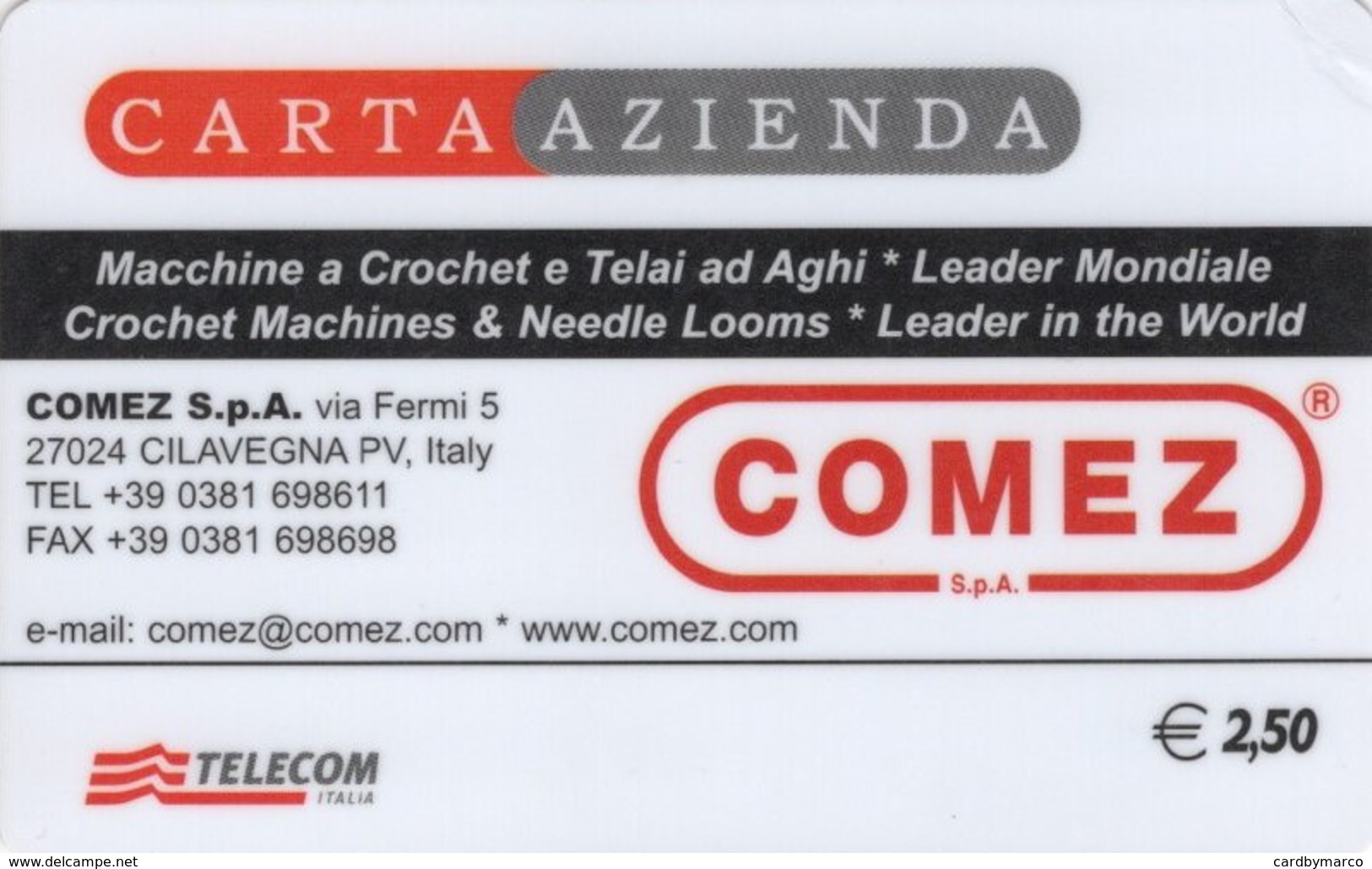 *CARTA ALBERGHI 1° Tipo: COMEZ - Cod. 1725* - Usata - Other & Unclassified