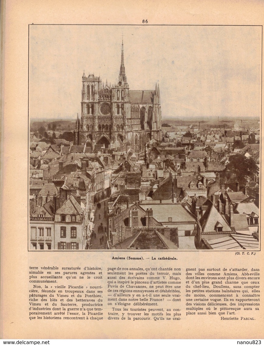 LA REVUE DU TOURING CLUB DE FRANCE 436 1931 MOOREA TIPAERUI HITIA ANAHA PLOUGASTEL RAMBURES AULT ABBEVILLE CLUSAZ AUFFAY