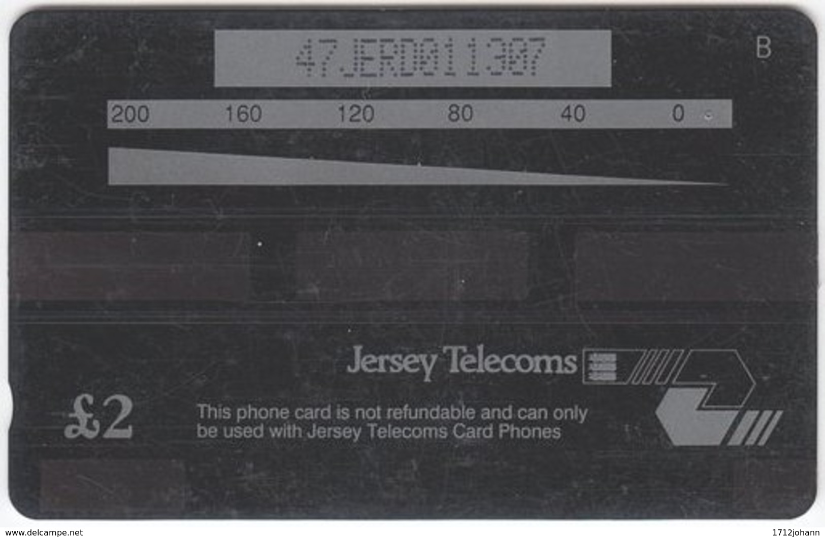 JERSEY A-424 Magnetic Telecom - Enviroment - 47JERD - Used - [ 7] Jersey Und Guernsey