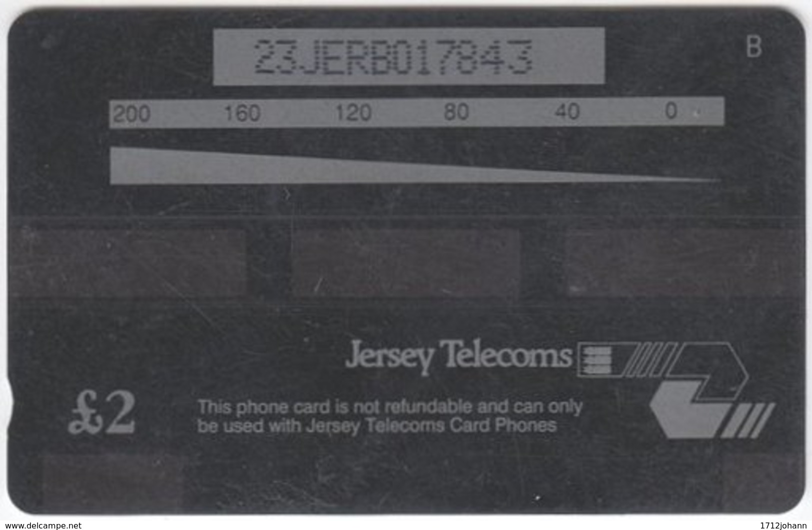 JERSEY A-460 Magnetic Telecom - Occasion, Christmas - 23JERB - Used - [ 7] Jersey Und Guernsey