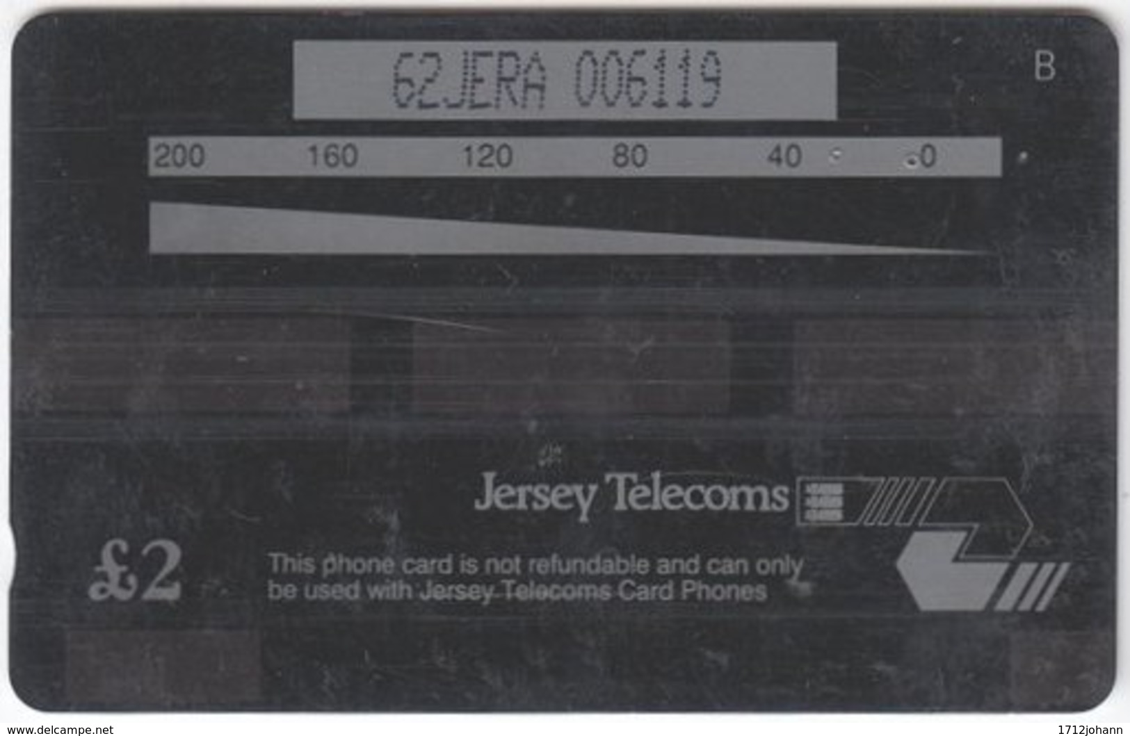 JERSEY A-461 Magnetic Telecom - 62JERA - Used - [ 7] Jersey Und Guernsey