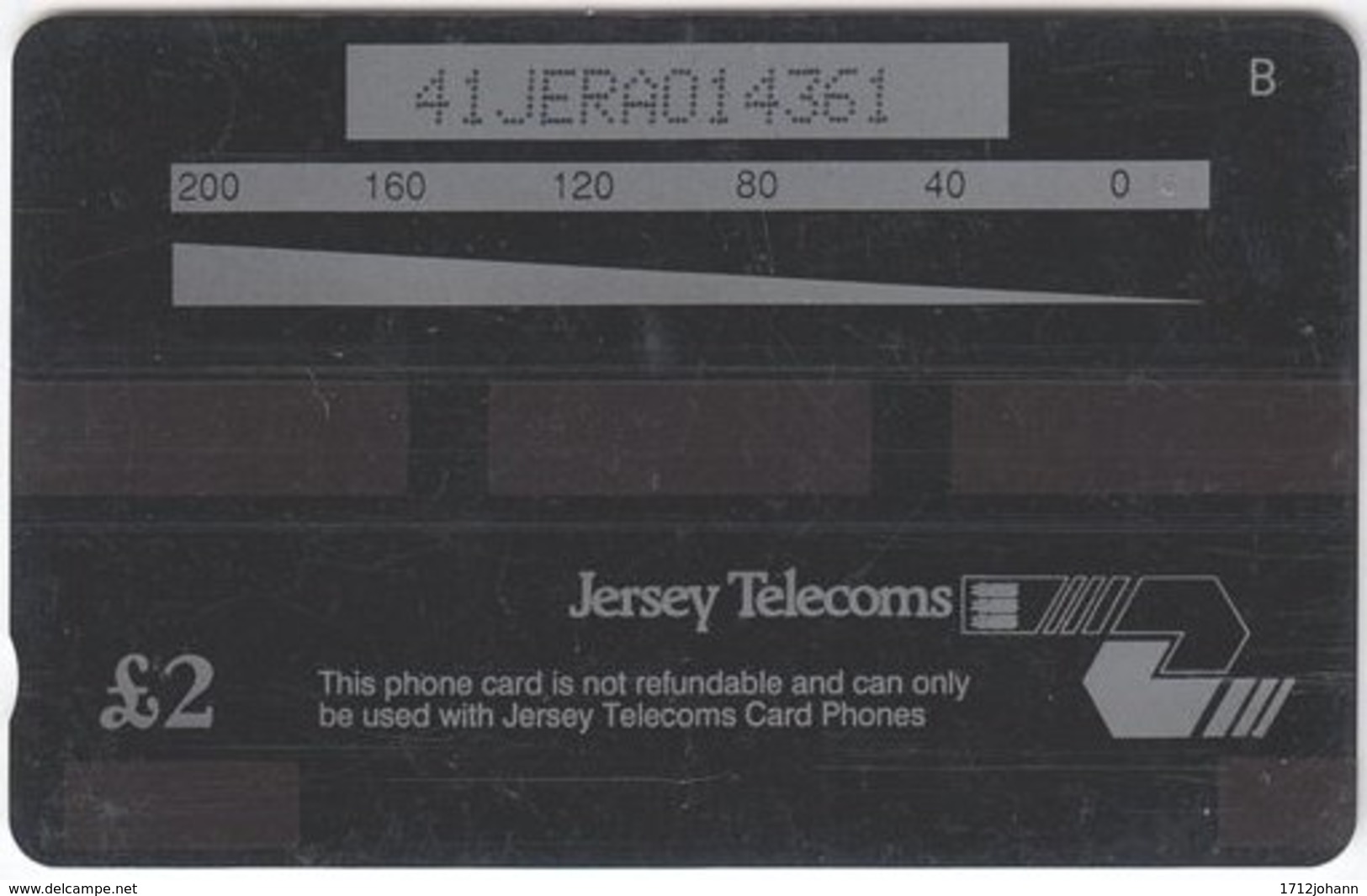 JERSEY A-491 Magnetic Telecom - Cartoon, Police - 41JERA - Used - [ 7] Jersey Und Guernsey