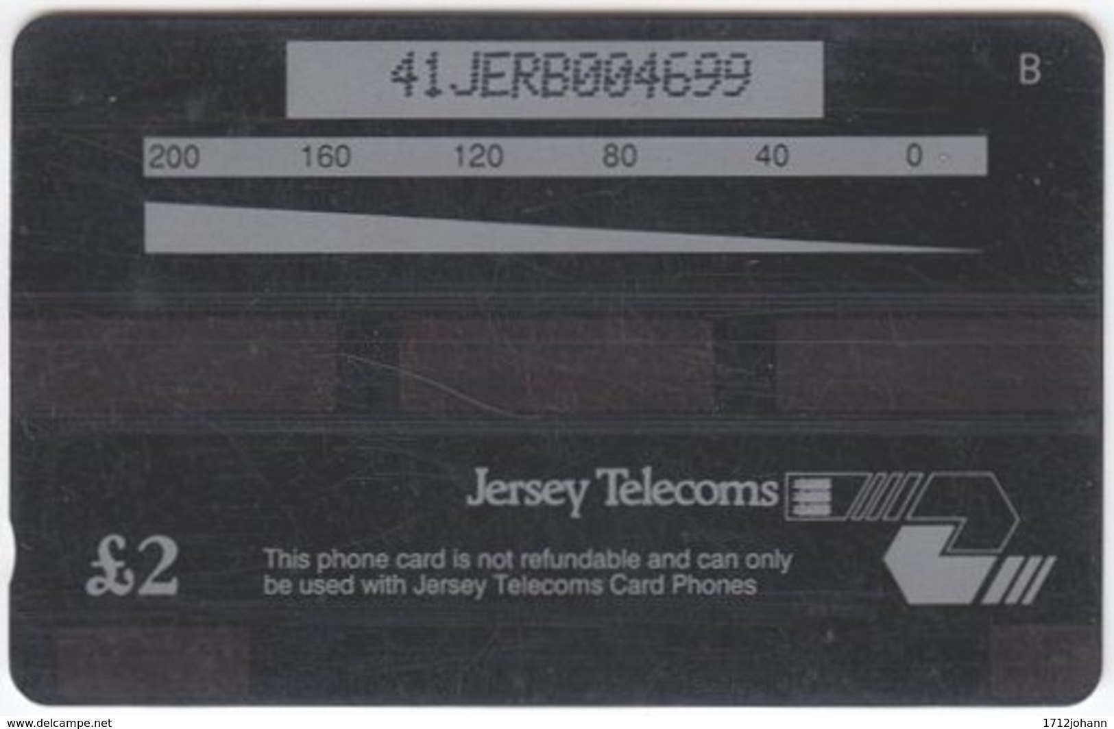 JERSEY A-492 Magnetic Telecom - 41JERB - Used - [ 7] Jersey Und Guernsey