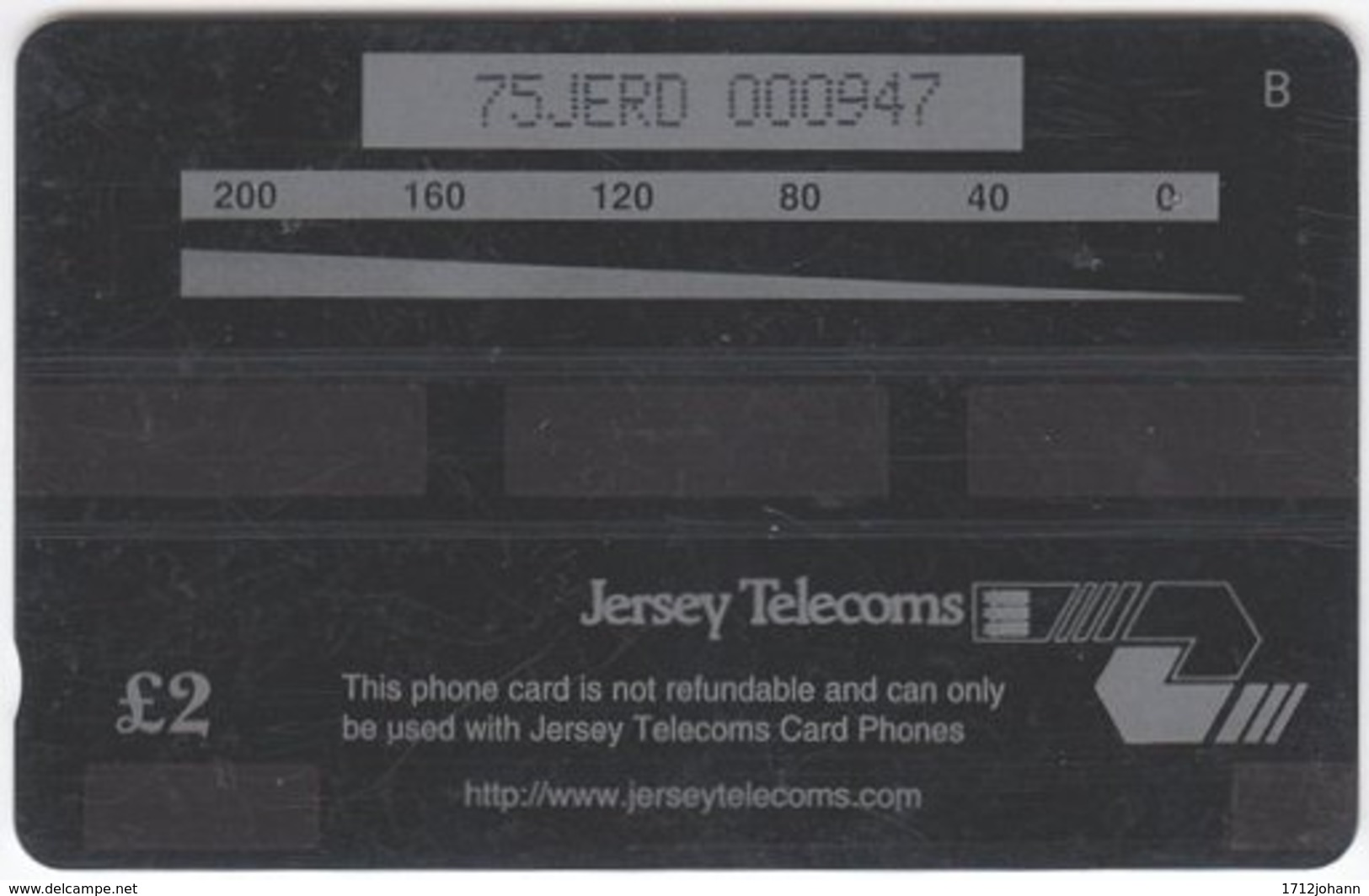 JERSEY A-500 Magnetic Telecom - Sport, Powerboat Race - 75JERD - Used - [ 7] Jersey Und Guernsey