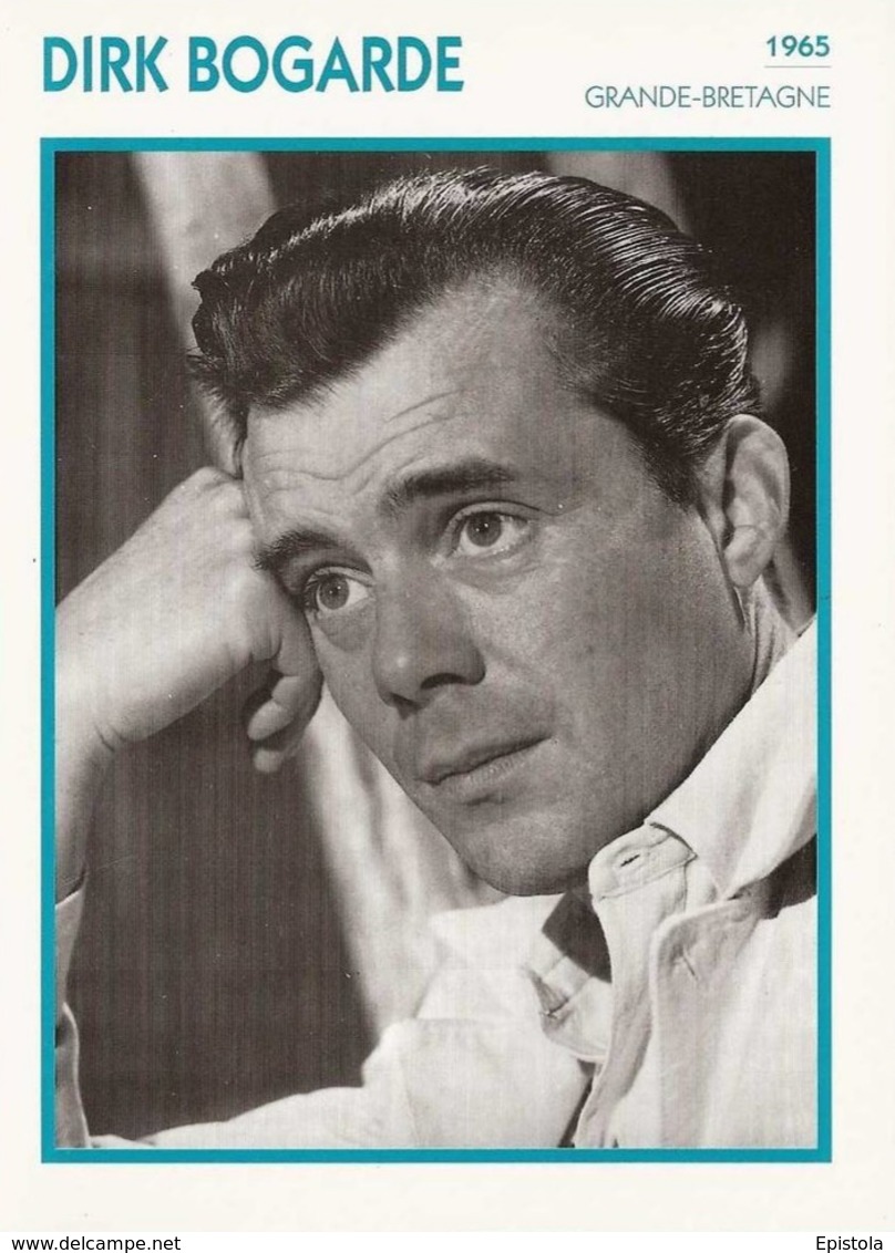 Dirk BOGARDE  (1965)  - Fiche Portrait Star Cinéma - Filmographie - Photo Collection Edito Service - Photos