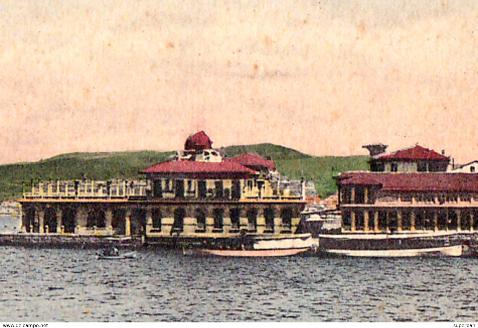 CONSTANTINOPLE : ILES De PRINKIPO - VUE Sur LE DÉBARCADÈRE / THE LANDING PLACE ~ 1920 - '925 (ae424) - Turchia