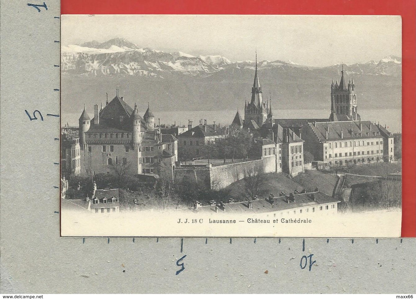 CARTOLINA NV SVIZZERA - LAUSANNE - Chateau Et Cathedrale - Ed. Jullien Freres - 9 X 14 - Lausanne