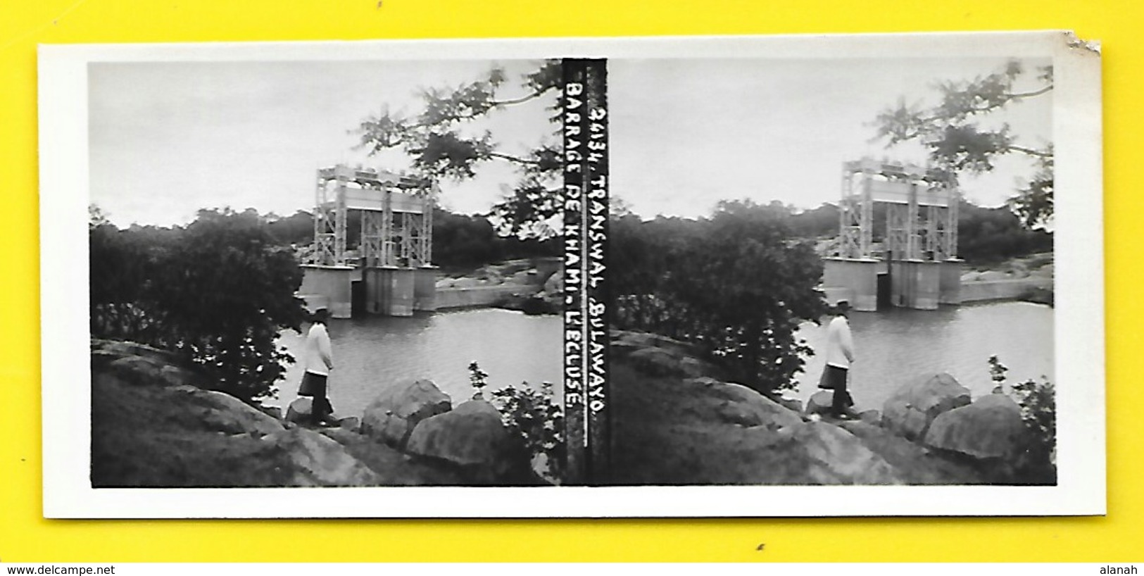 Vues Stéréos BULAWAYO L'Ecluse Transwal Afrique Du Sud - Stereoscopic