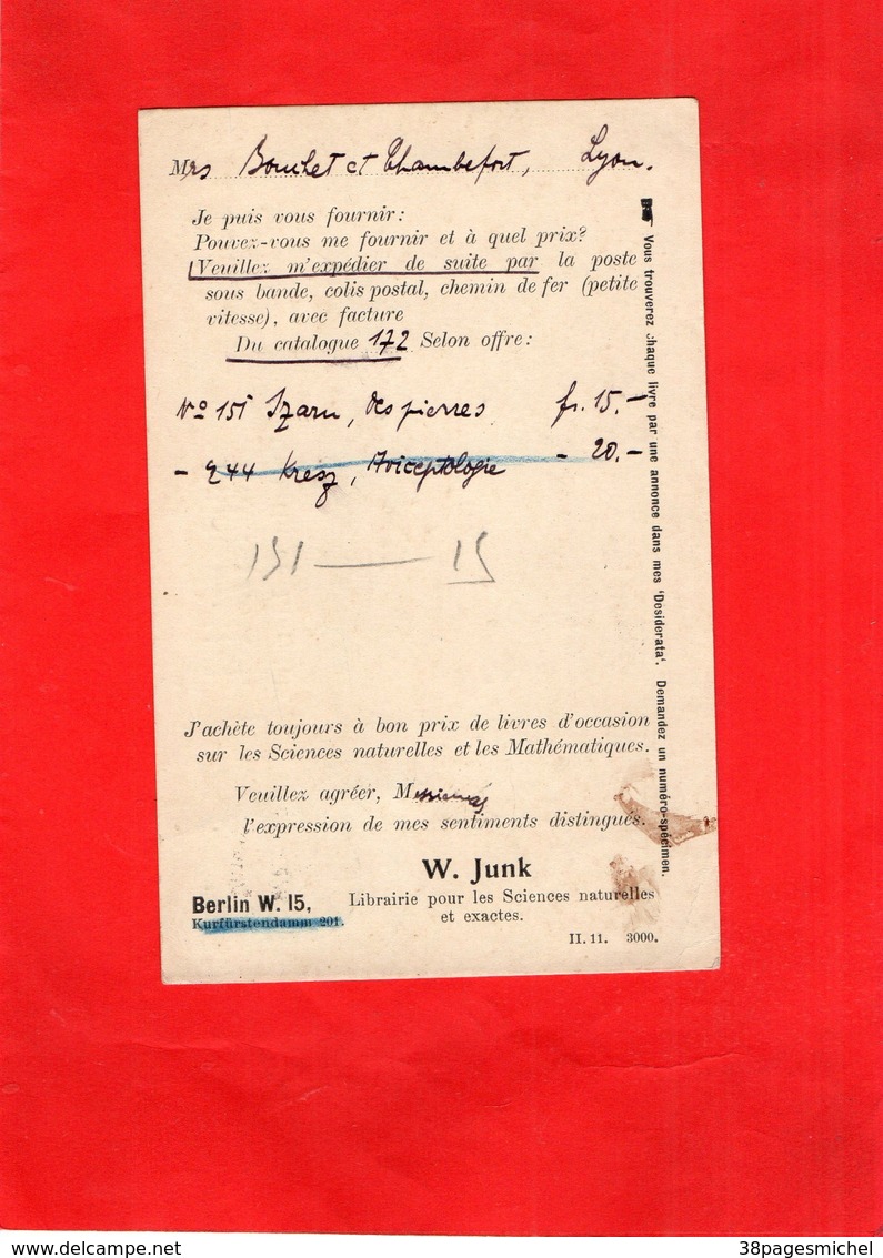 G0104 - Bücherzettel - Allemagne - Carte Commande - Buch