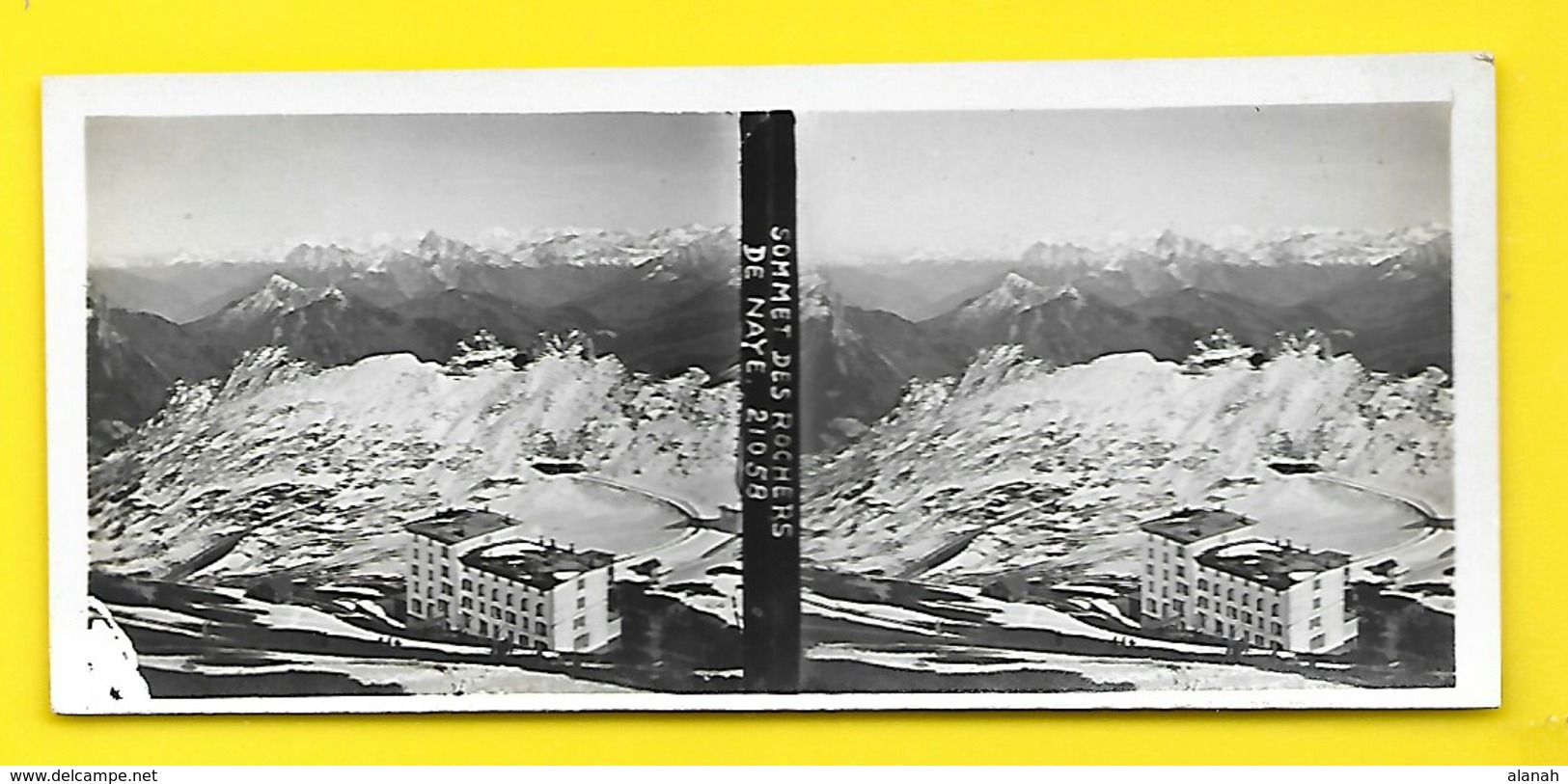 Vues Stéréos NAYE Sommet Des Rochers Suisse - Stereoscopic