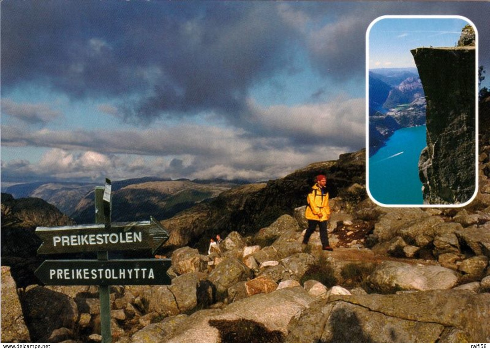 1 AK Norwegen * Der Preikestolen - Und Der Weg Zu Dieser Natürlichen Felsplattform Am Lysefjord * - Noruega