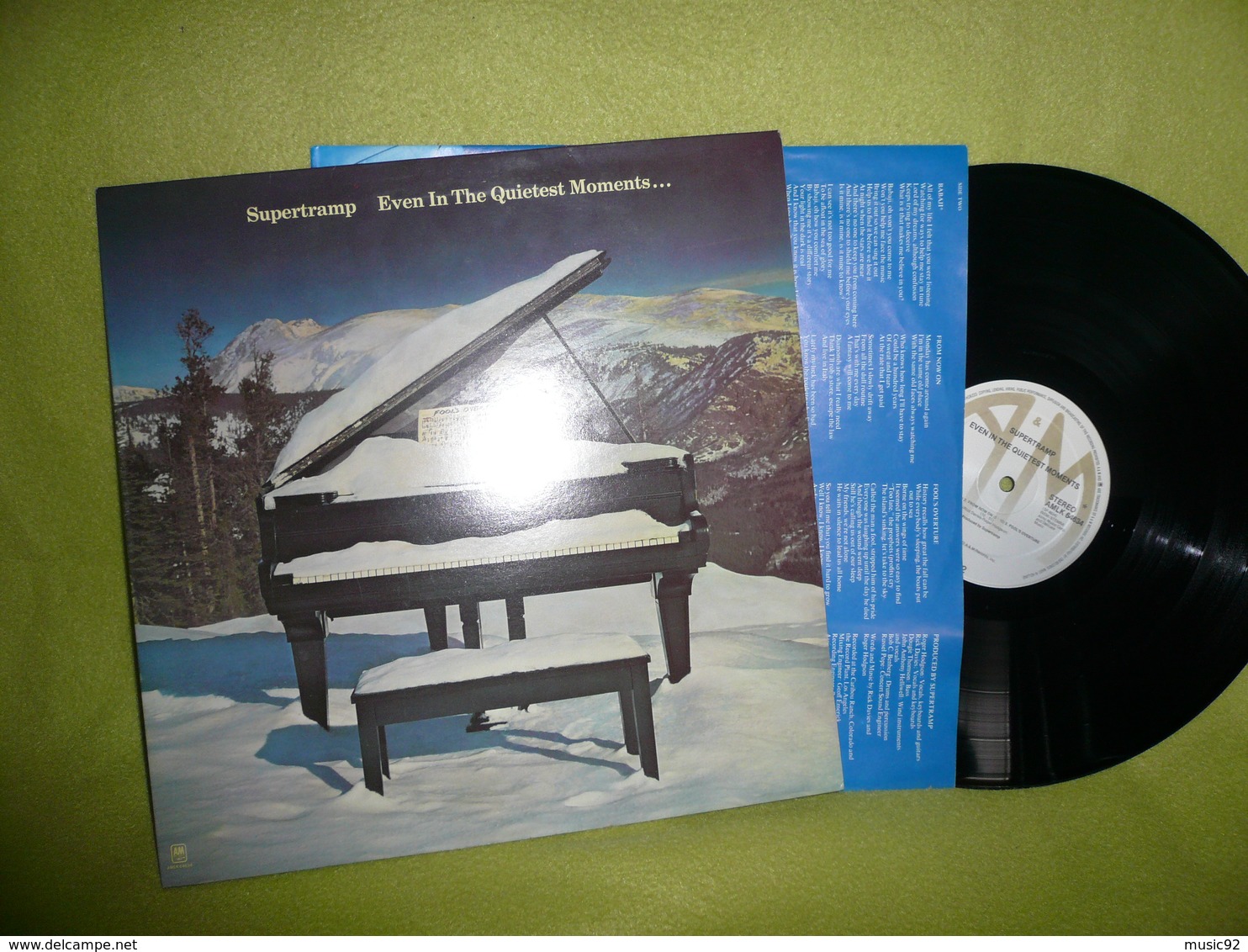 Supertramp - 33t Vinyle - Even In The Quietest Moments.. - Disco, Pop