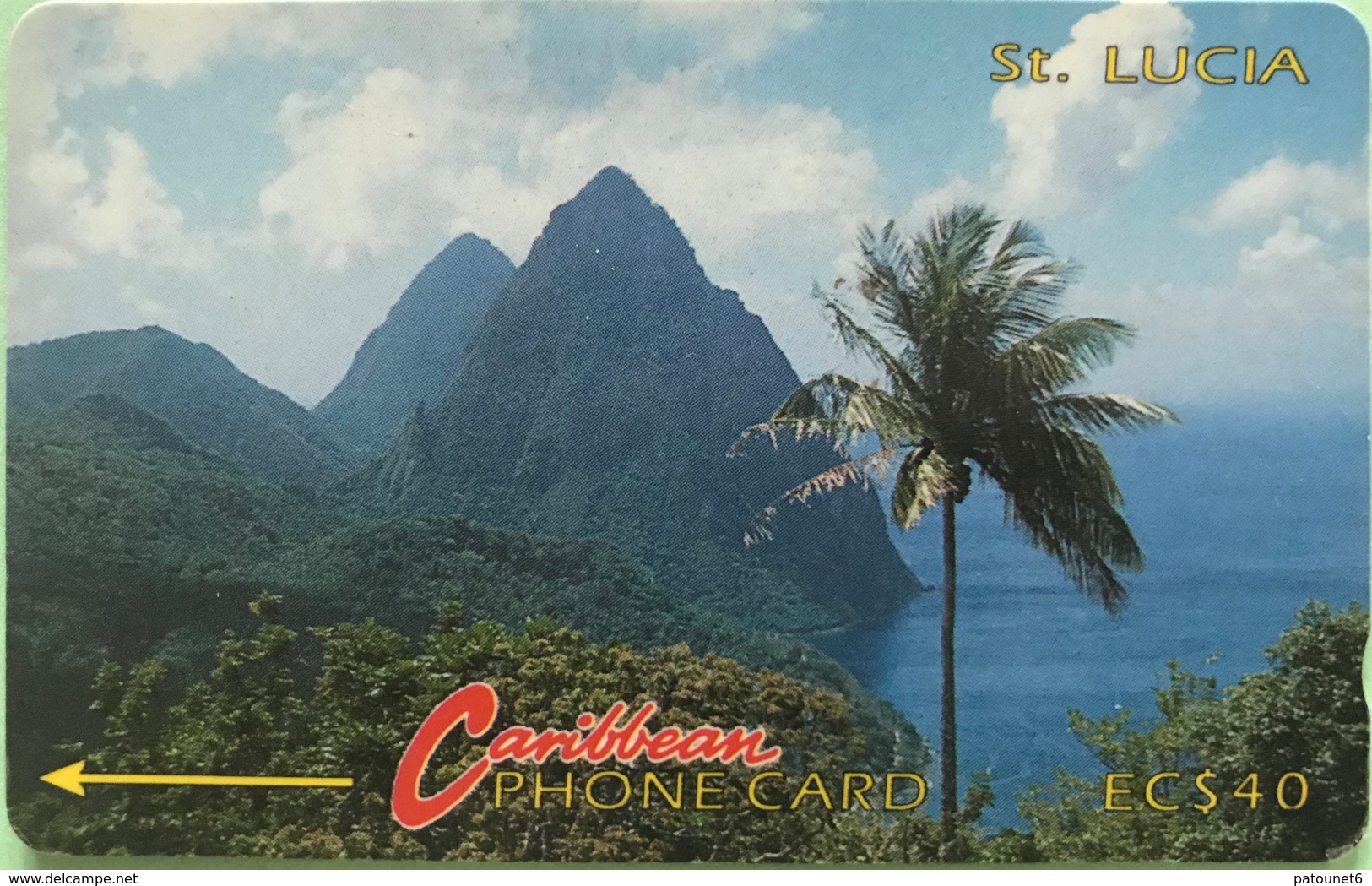 SAINTE LUCIE  -  Phonecard  - Cable & Wireless  -  EC $ 40 - Saint Lucia