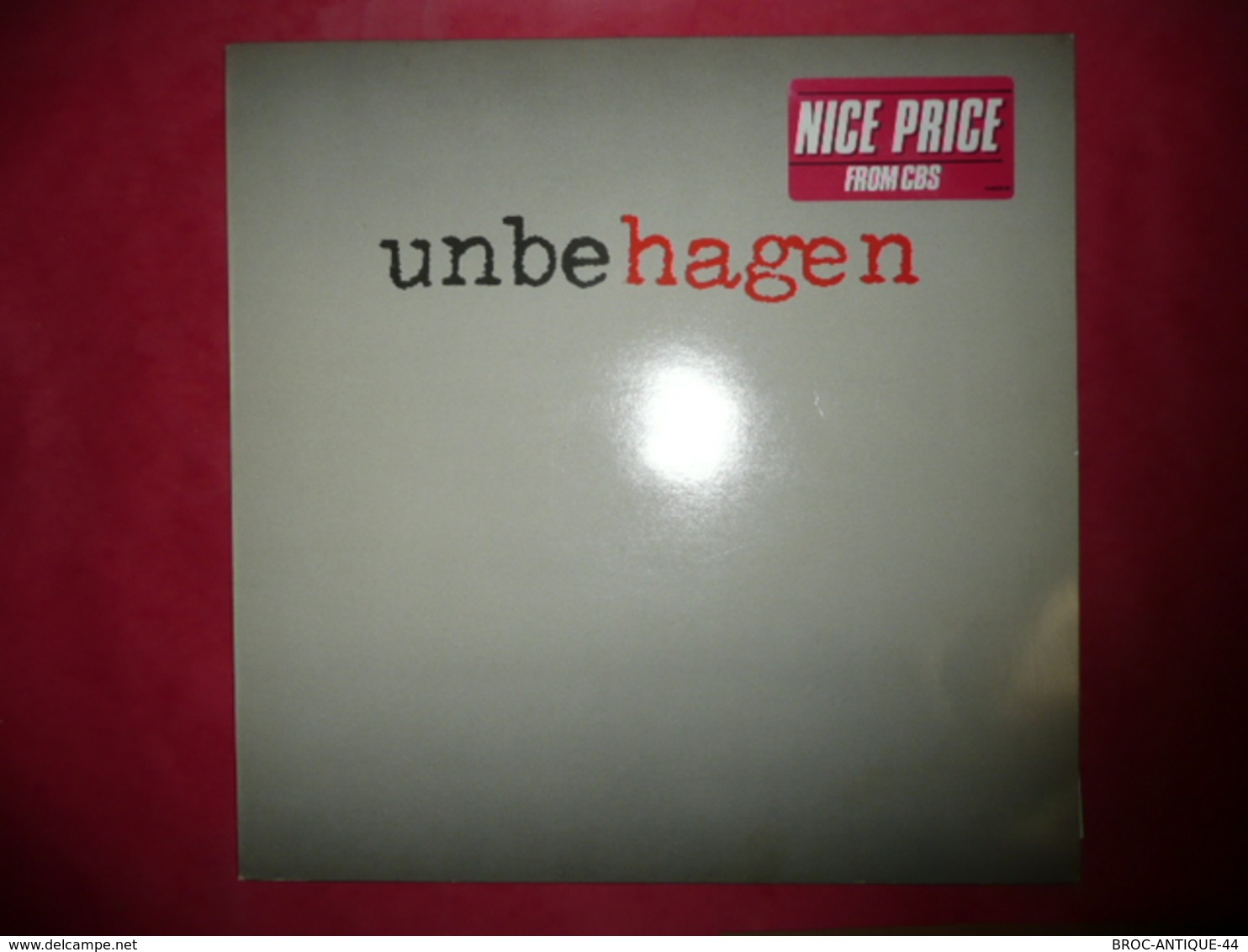 LP N°3193 - NINA HAGEN - UNBEHAGEN - 11.19729-40 - ELECTRO ROCK NEW WAVE PUNK ***** JE SUIS UN GRAND FAN - Punk