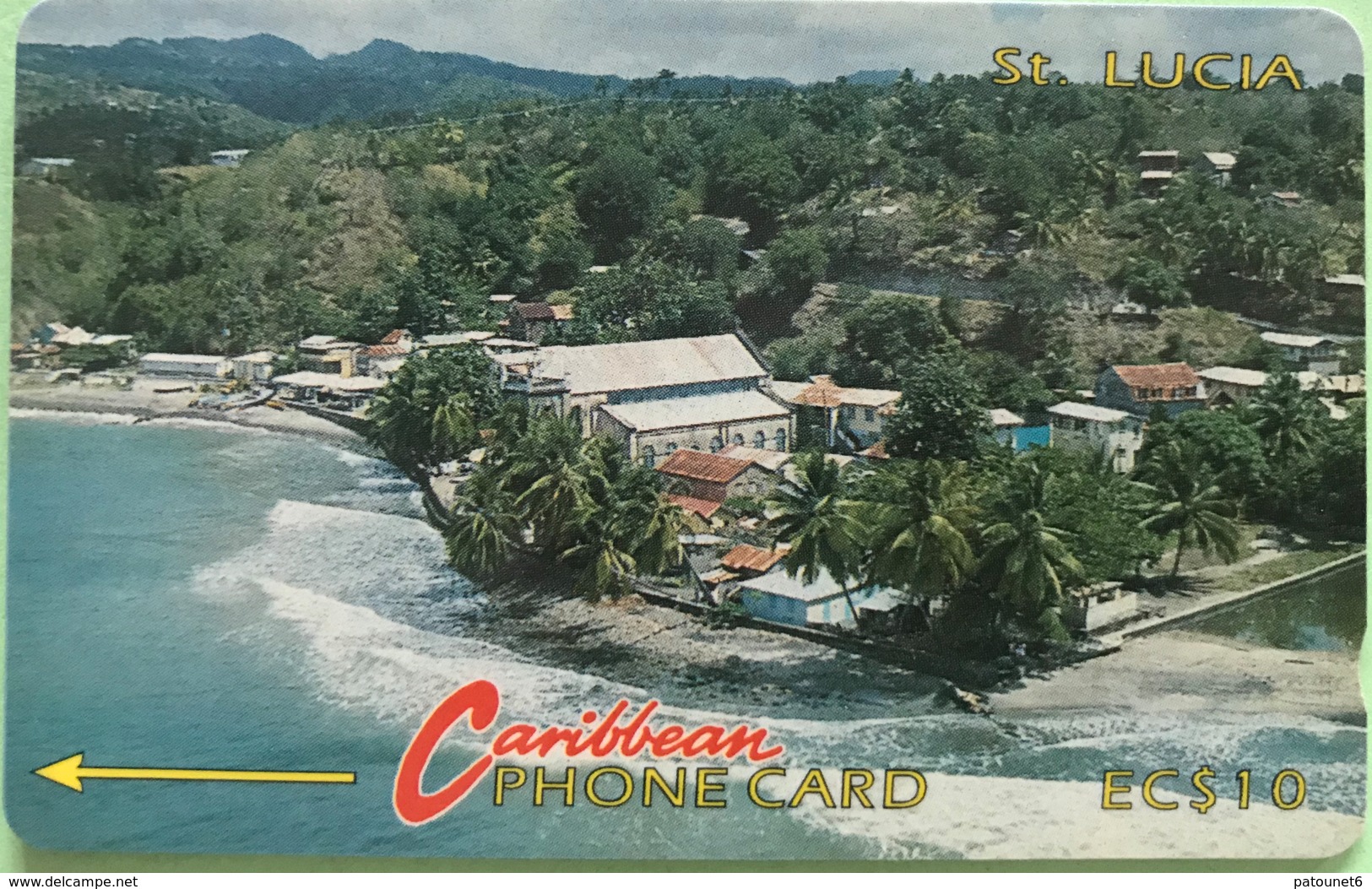 SAINTE LUCIE  -  Phonecard  - Cable & Wireless  -  EC $ 10 - St. Lucia