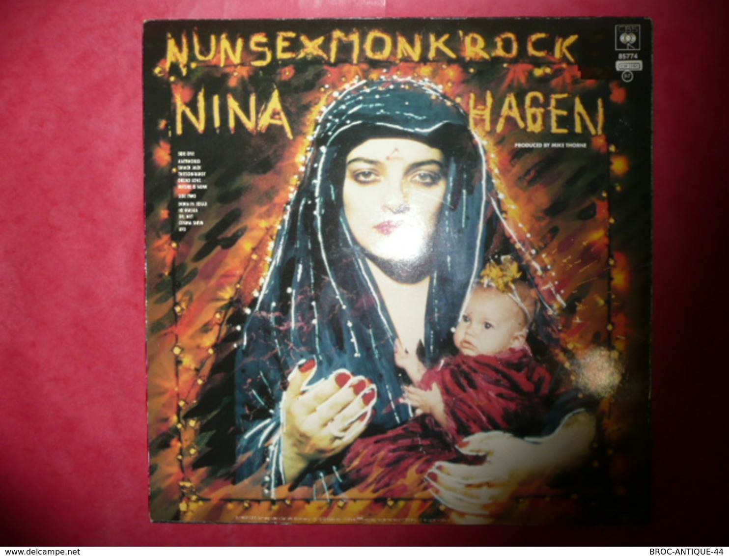 LP N°3194 - NINA HAGEN - NUNSEXMONKROCK- 85774 - ELECTRO ROCK NEW WAVE PUNK ***** TRES GRAND ALBUM - Punk