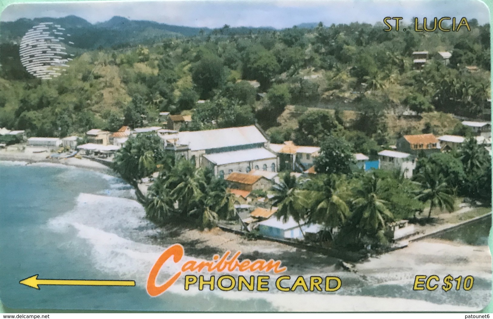SAINTE LUCIE  -  Phonecard  - Cable & Wireless  -  EC $ 10 - Santa Lucía