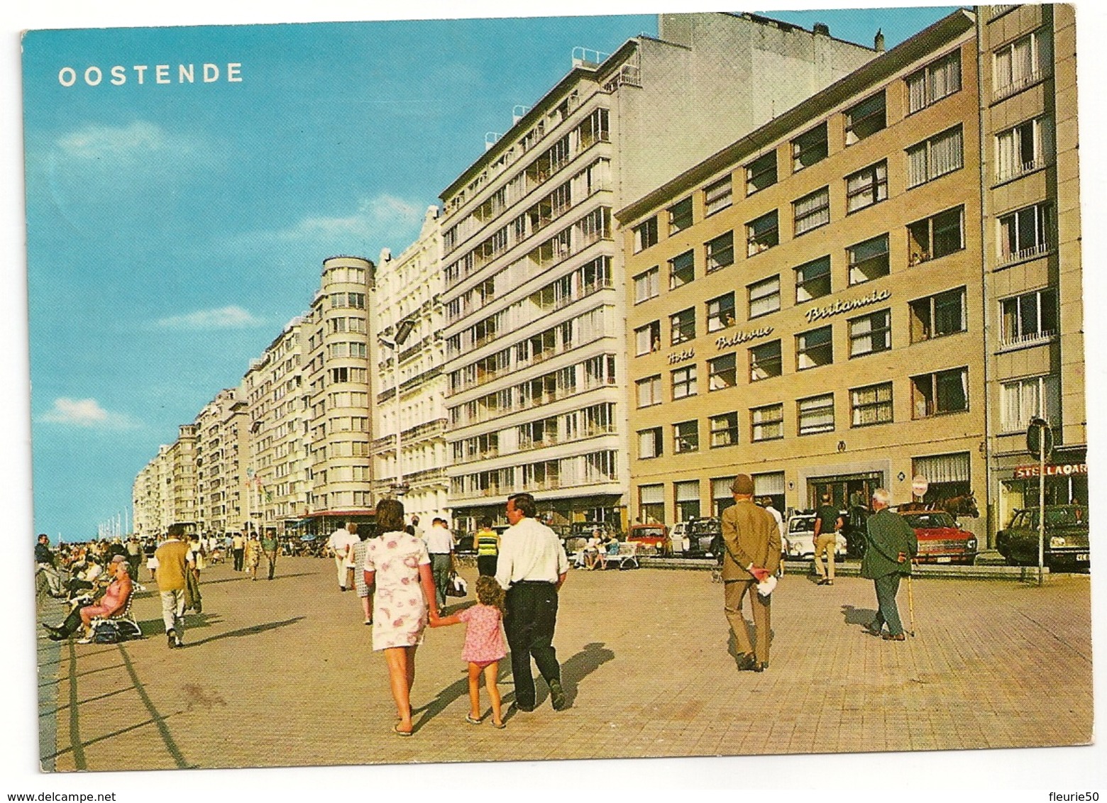 OOSTENDE - Zeedijk / Digue De Mer. Hôtel Bellevue Britannia. - Oostende